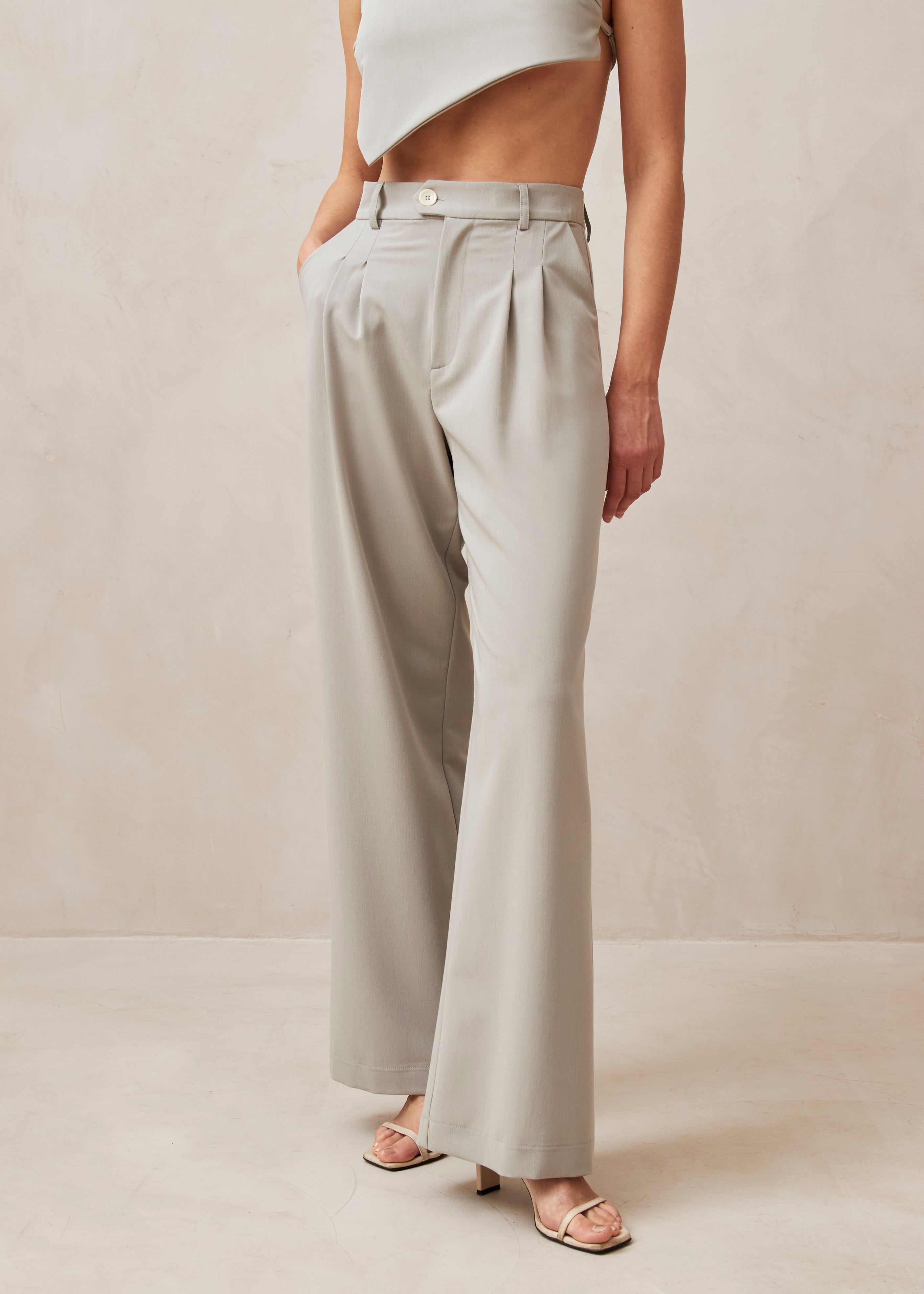 Irina Light Olive Pants sold by Alohas