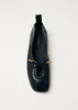 Rosalind Black Leather Ballet Flats sold by Alohas