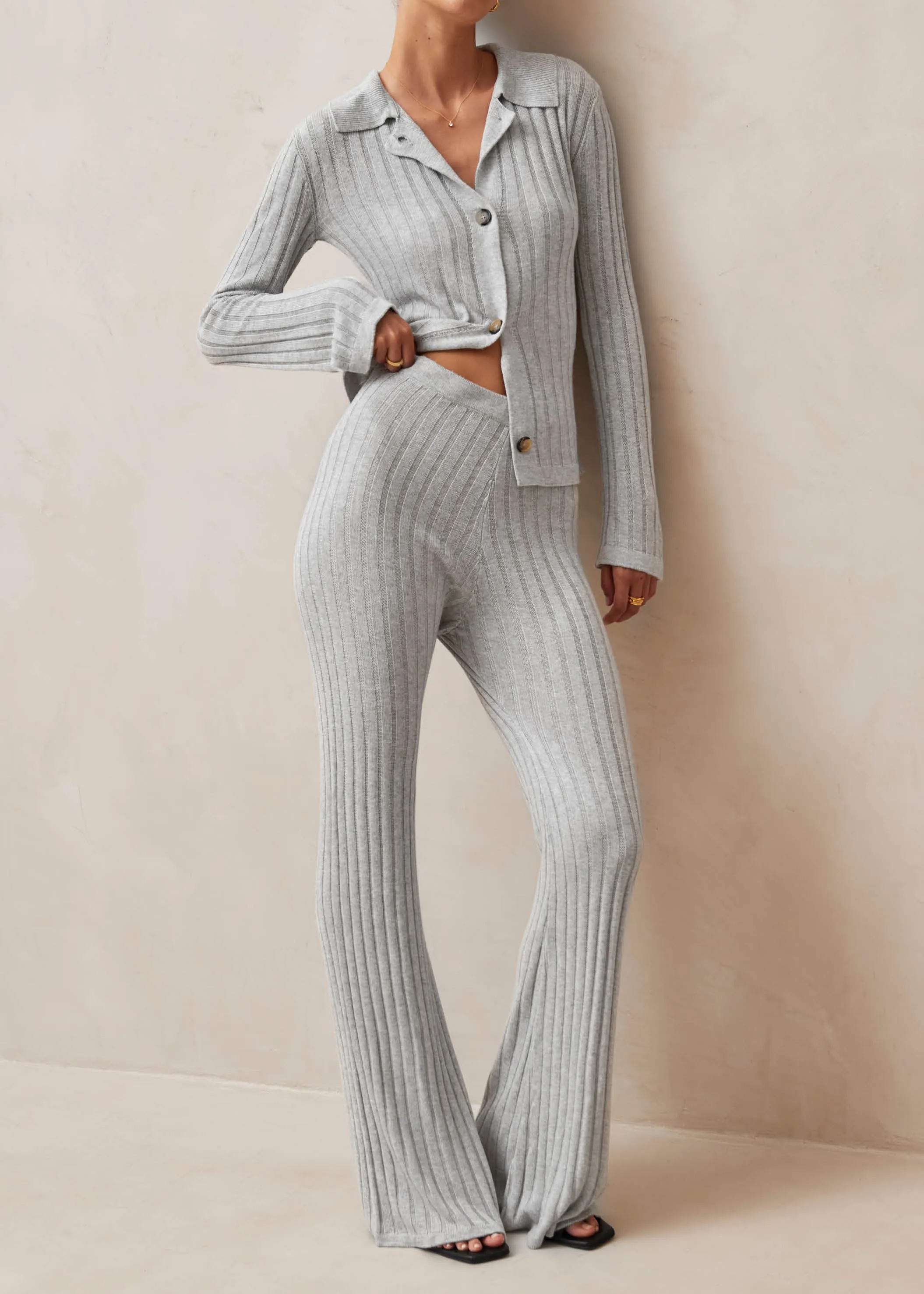 Flow Grey Tricot Pants sold by Alohas