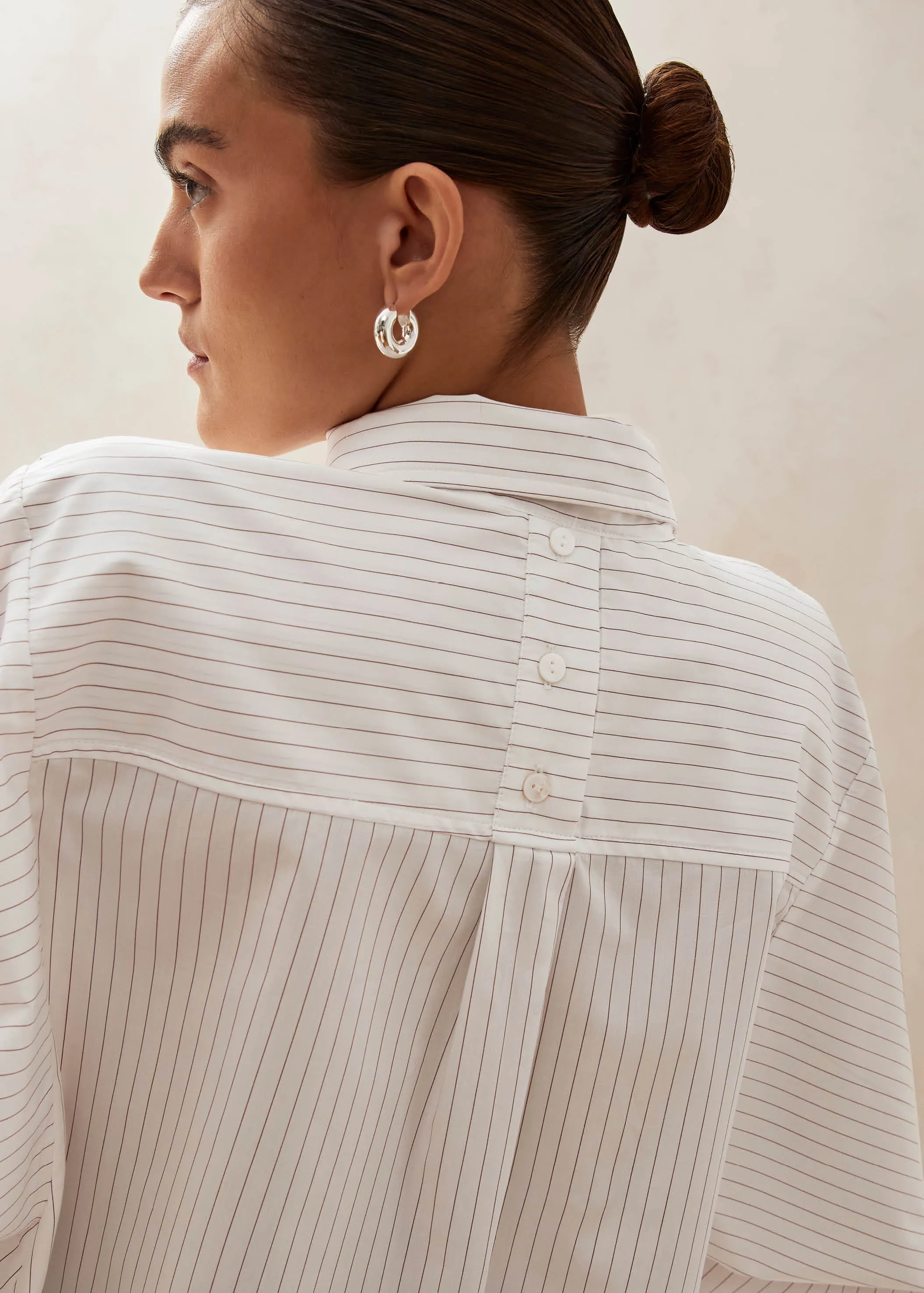 Adara Thin Red Stripes Shirt sold by Alohas product image thumbnail 4