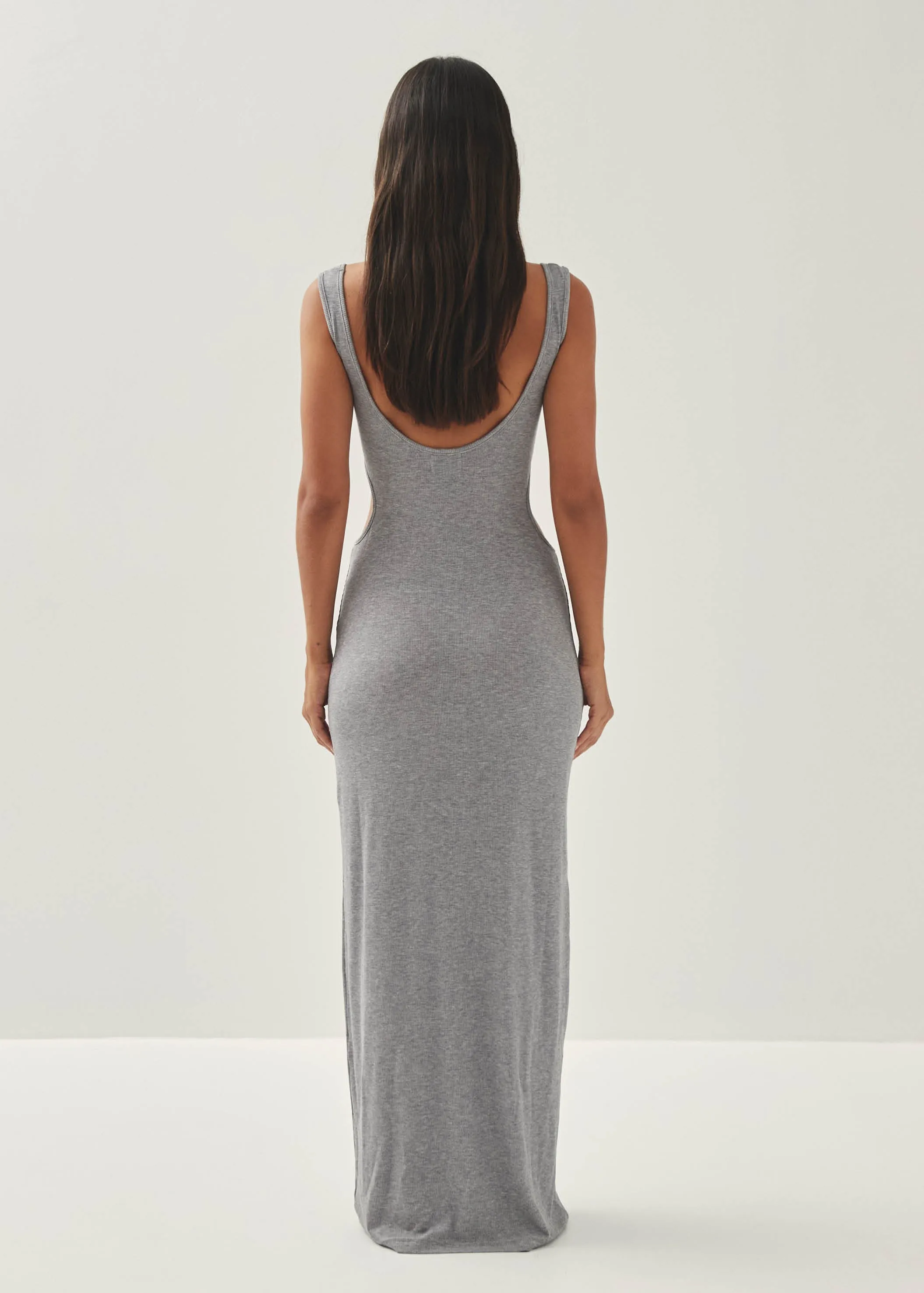 Magny Grey Melange Dress sold by Alohas product image thumbnail 5