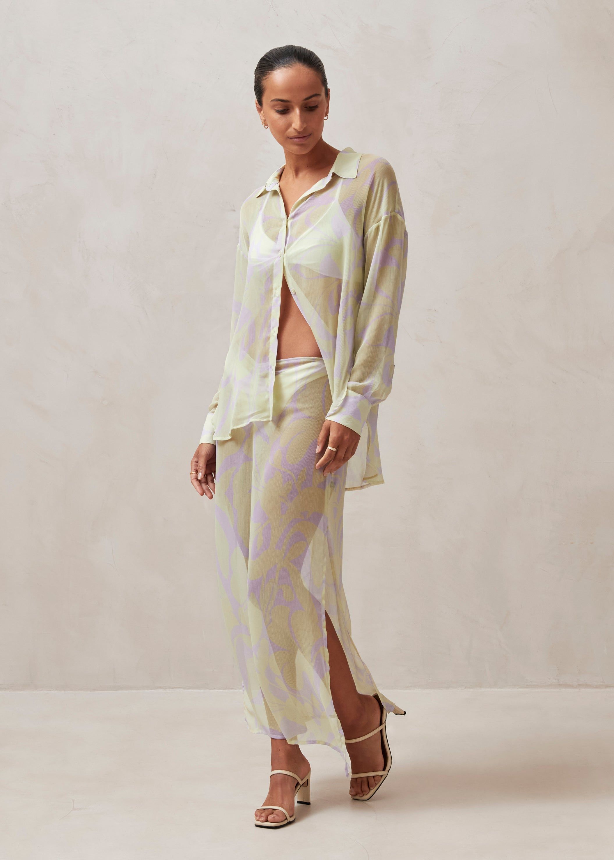 Yasu Pastel Waves Shirt sold by Alohas