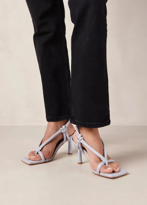Sheila Mauve Leather Sandals sold by Alohas