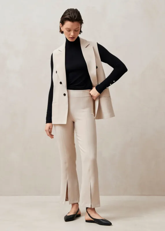 Martina Beige Pants sold by Alohas