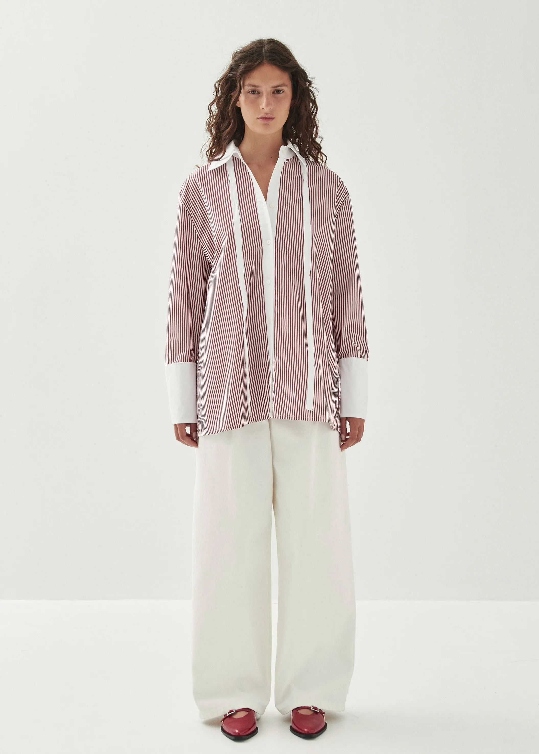 Sempe Red Stripes Shirt sold by Alohas