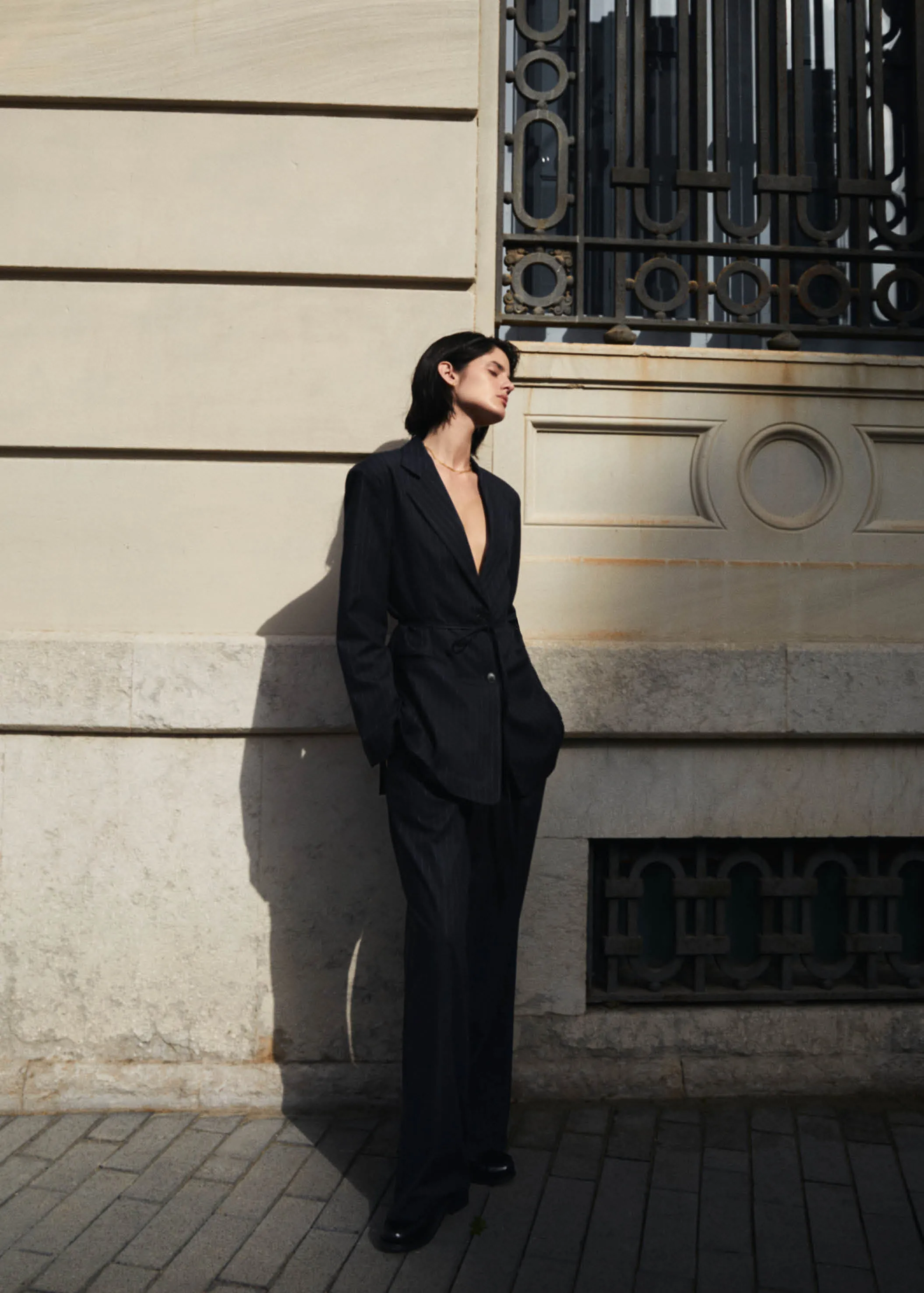 Geri Navy Blazer sold by Alohas product image thumbnail 2