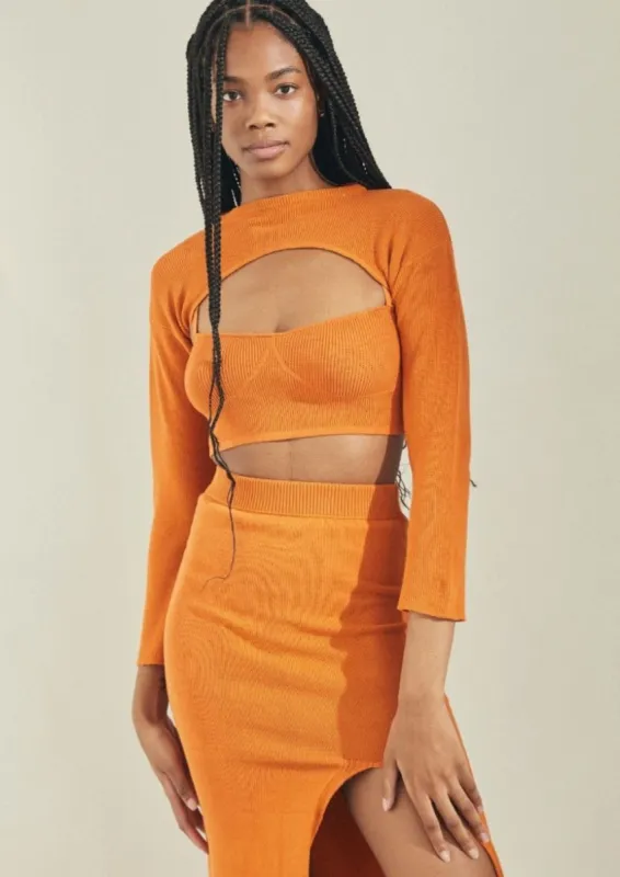 Hustle Top Clementine Orange sold by Alohas