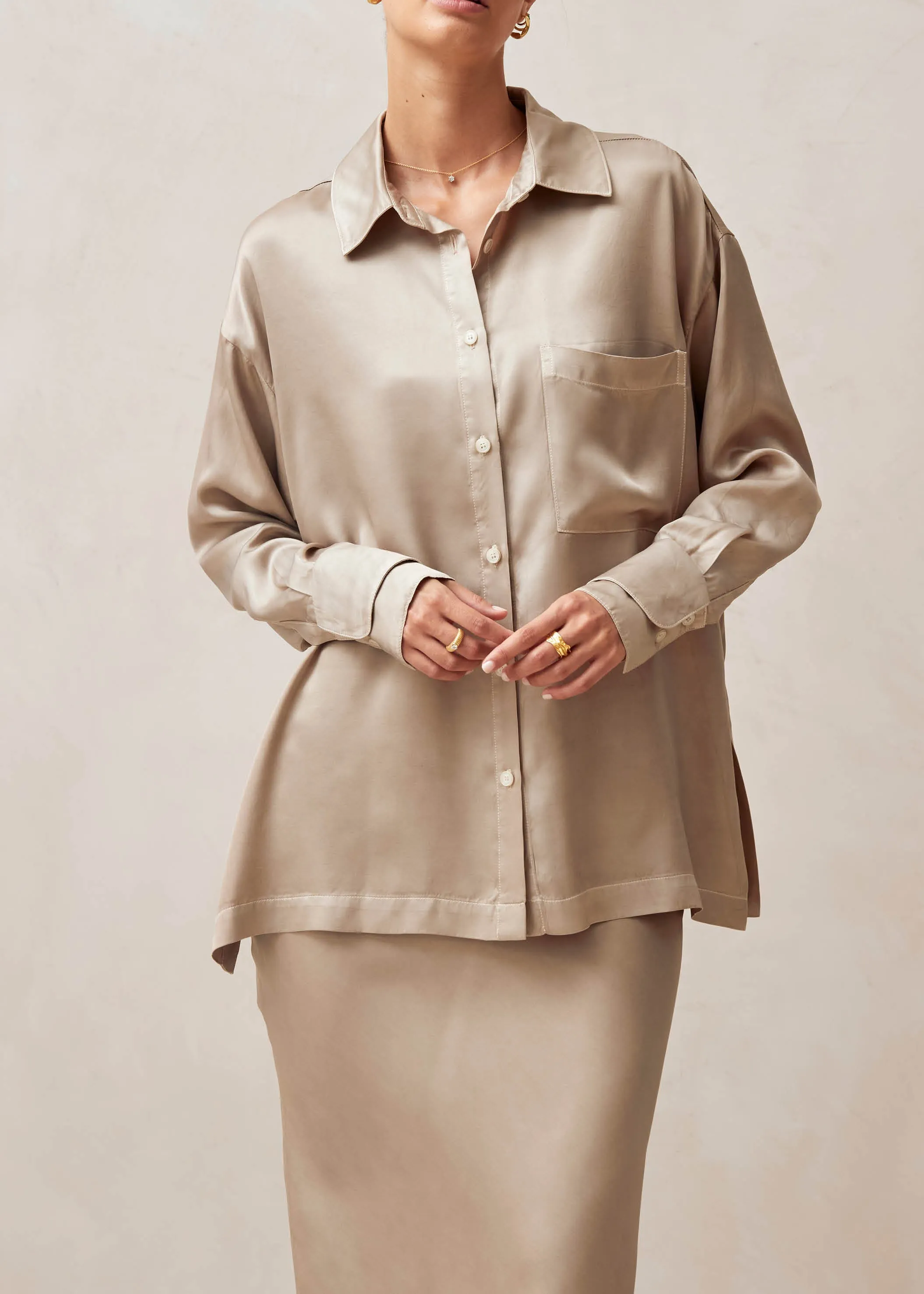 Kirton Silver Shirt sold by Alohas product image thumbnail 4