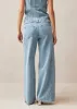 Magda Blue Denim Pants sold by Alohas