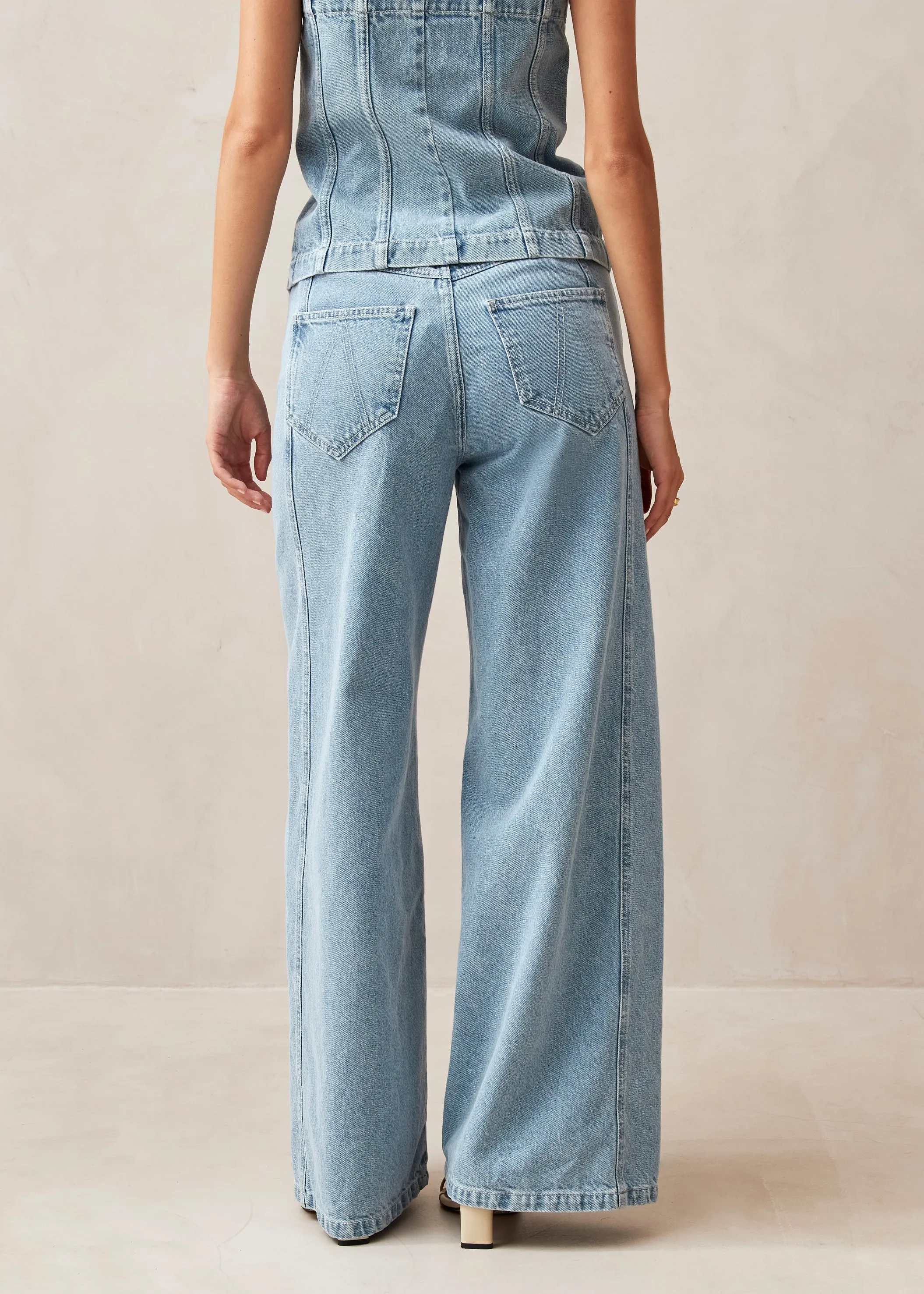 Magda Blue Denim Pants sold by Alohas product image thumbnail 4