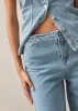Magda Blue Denim Pants sold by Alohas