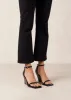 Gata Onix Black Leather Sandals sold by Alohas