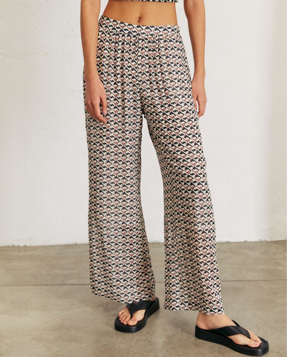 Cliffhanger Pants Monogram Black Nutmeg sold by Alohas product image thumbnail 4