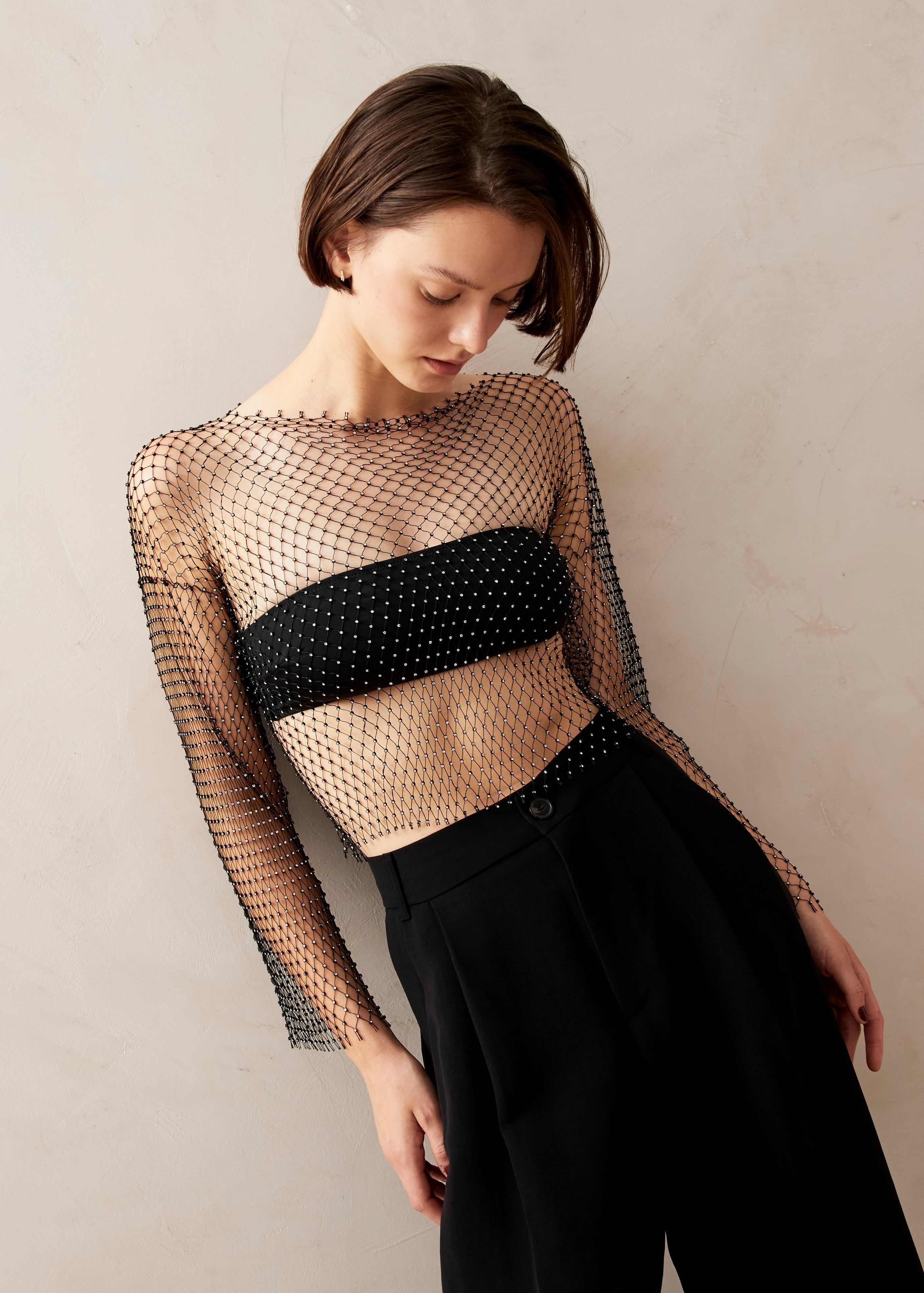 Deimos Shimmer Black Tops sold by Alohas