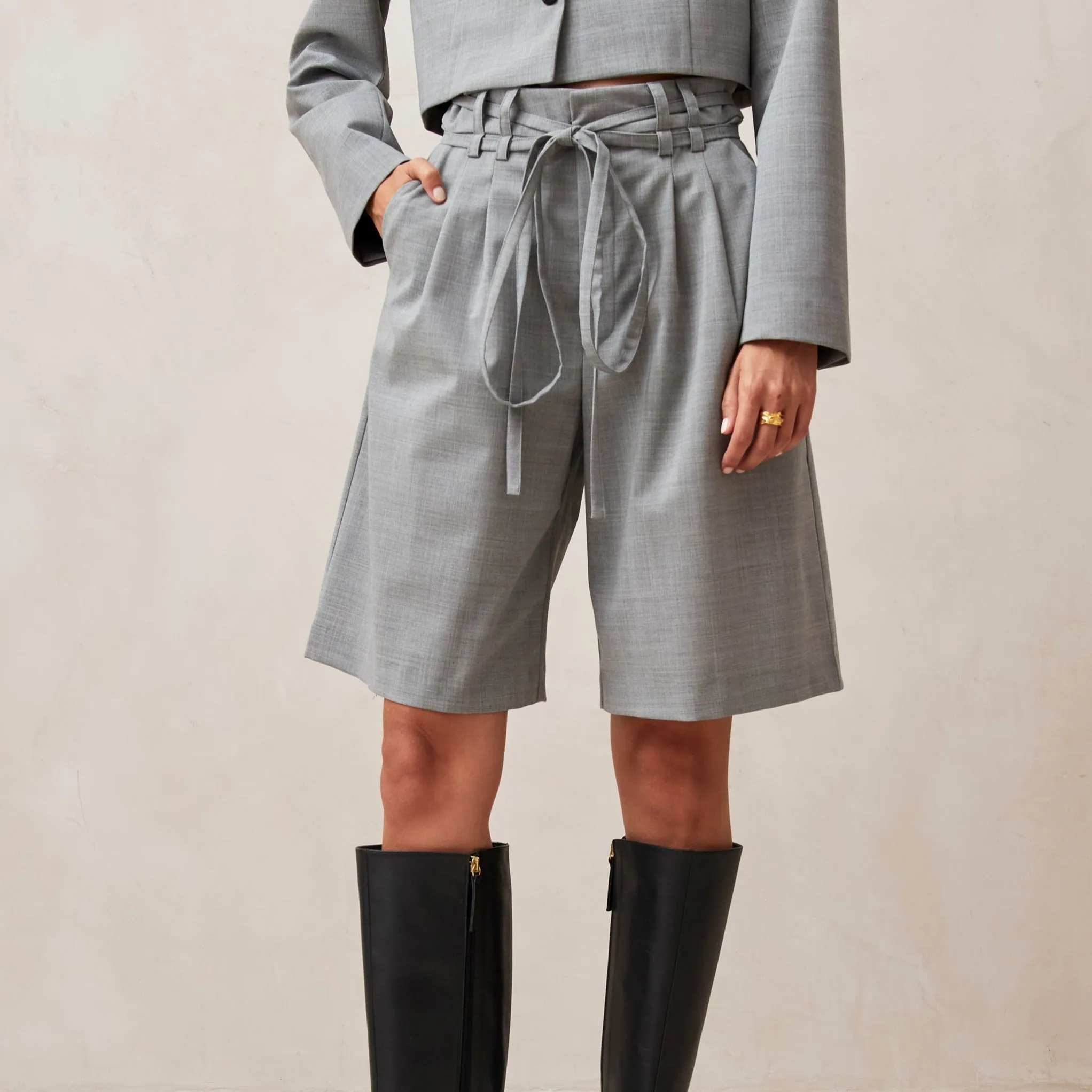 Sarah Grey Shorts sold by Alohas product image thumbnail 2