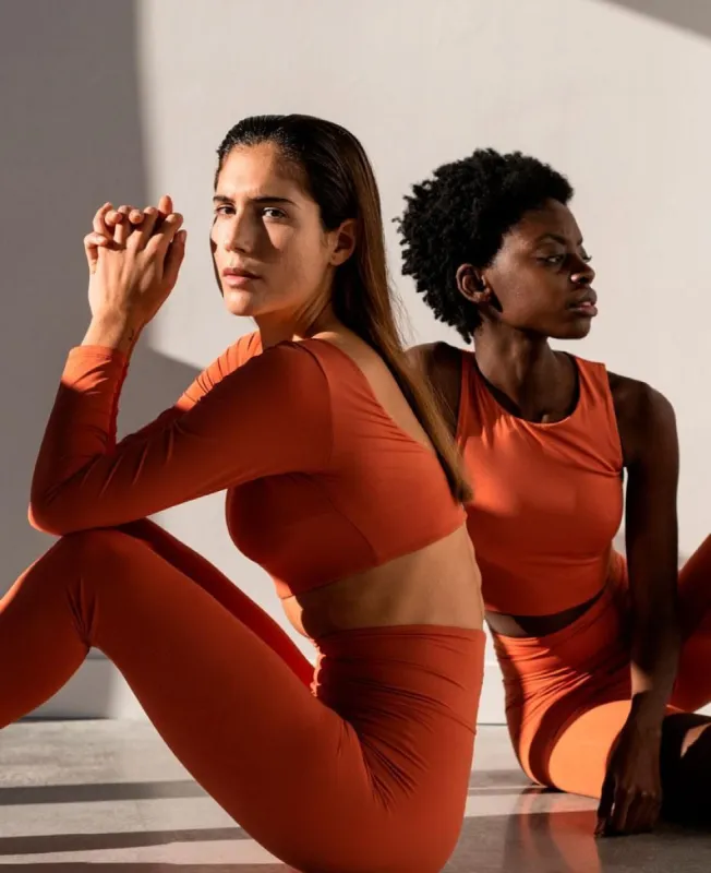 Core Crop Top Long Sleeve Riad sold by Alohas