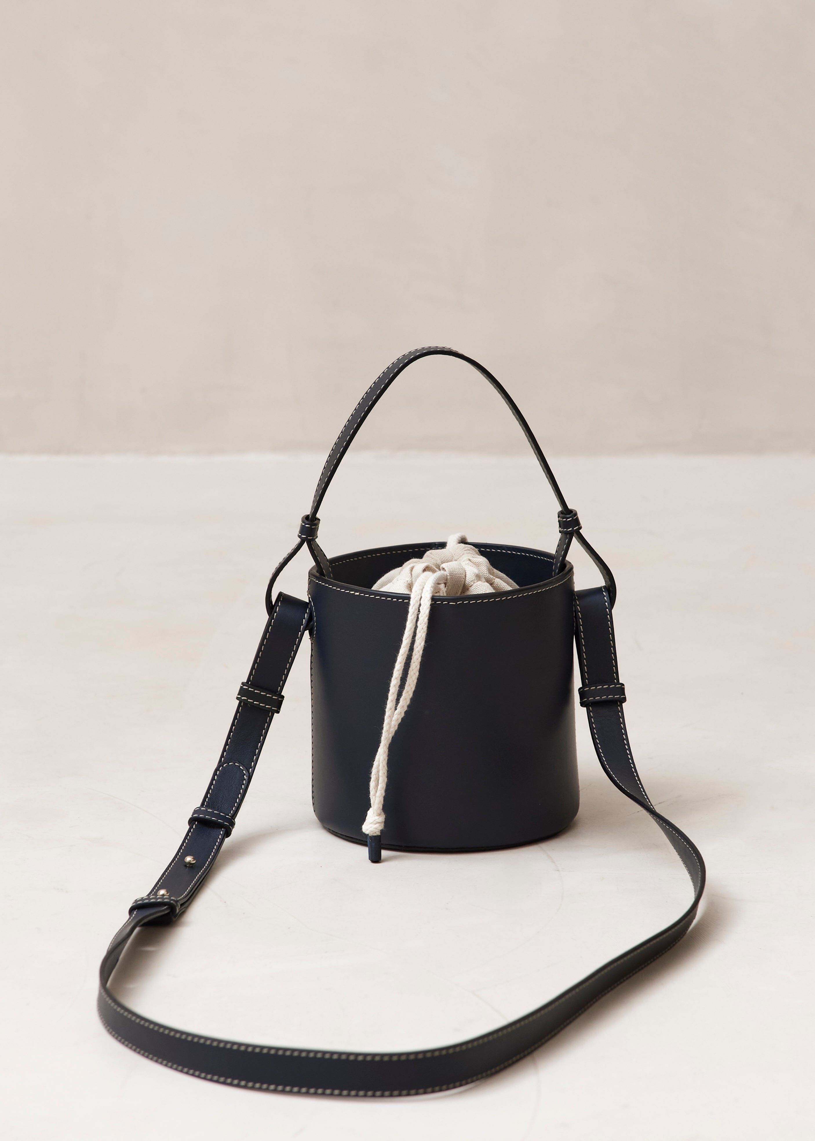 The U Lazuli Blue Leather Crossbody Bag sold by Alohas product image thumbnail 5