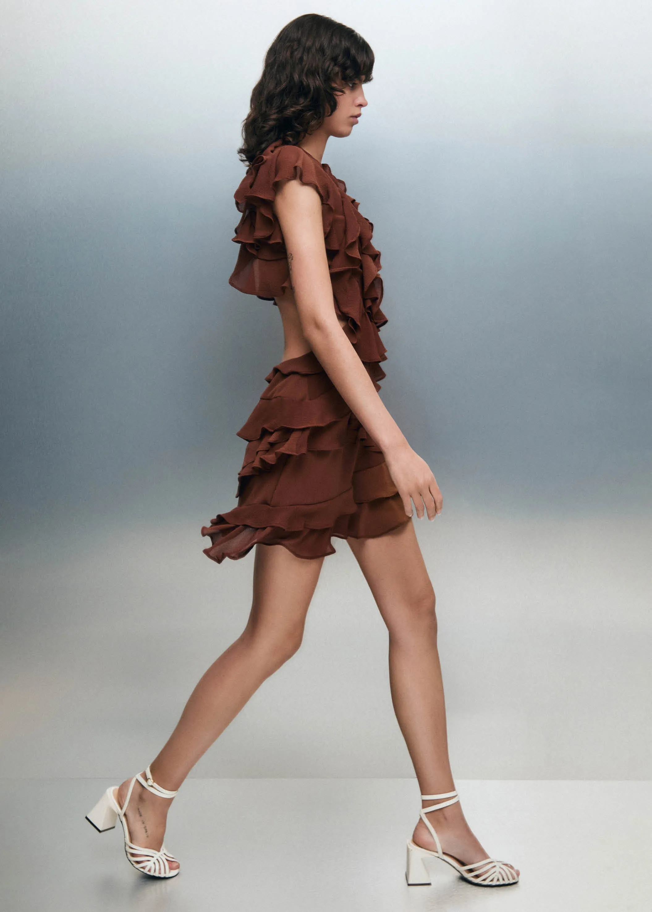 Jessa Onix Cream Leather Sandals sold by Alohas product image thumbnail 2