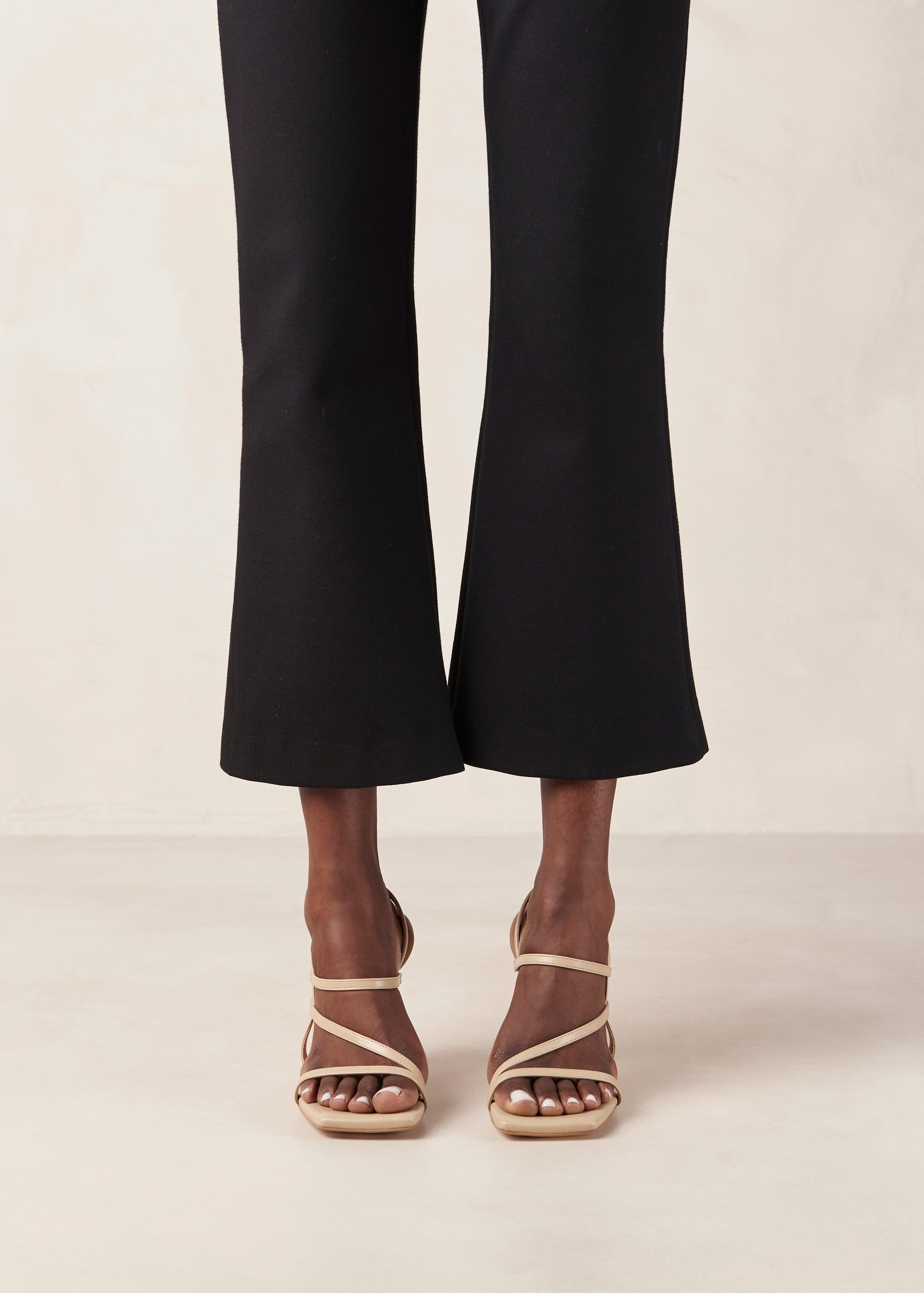 Kassia Tahini Beige Vegan Leather Sandals sold by Alohas product image thumbnail 4