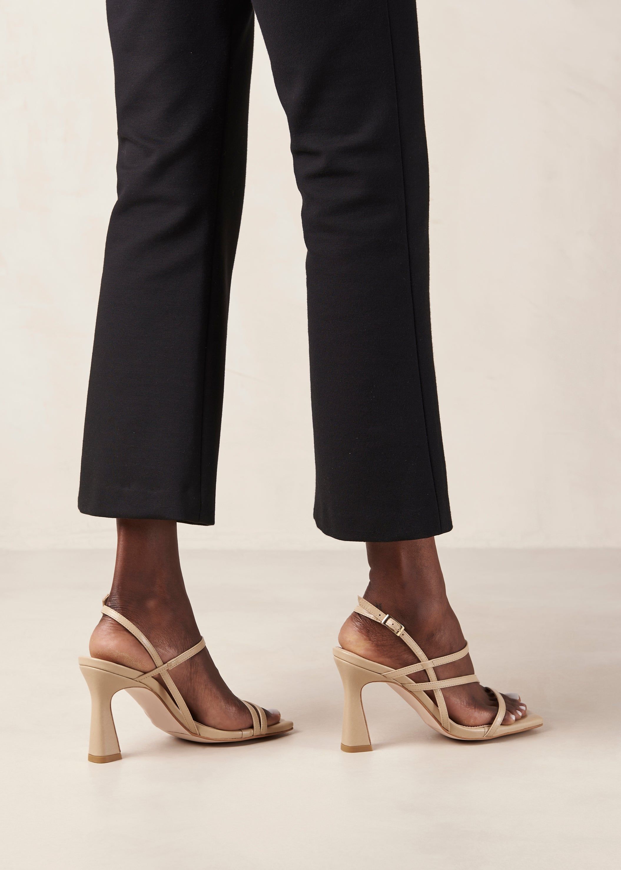 Kassia Tahini Beige Vegan Leather Sandals sold by Alohas product image thumbnail 3