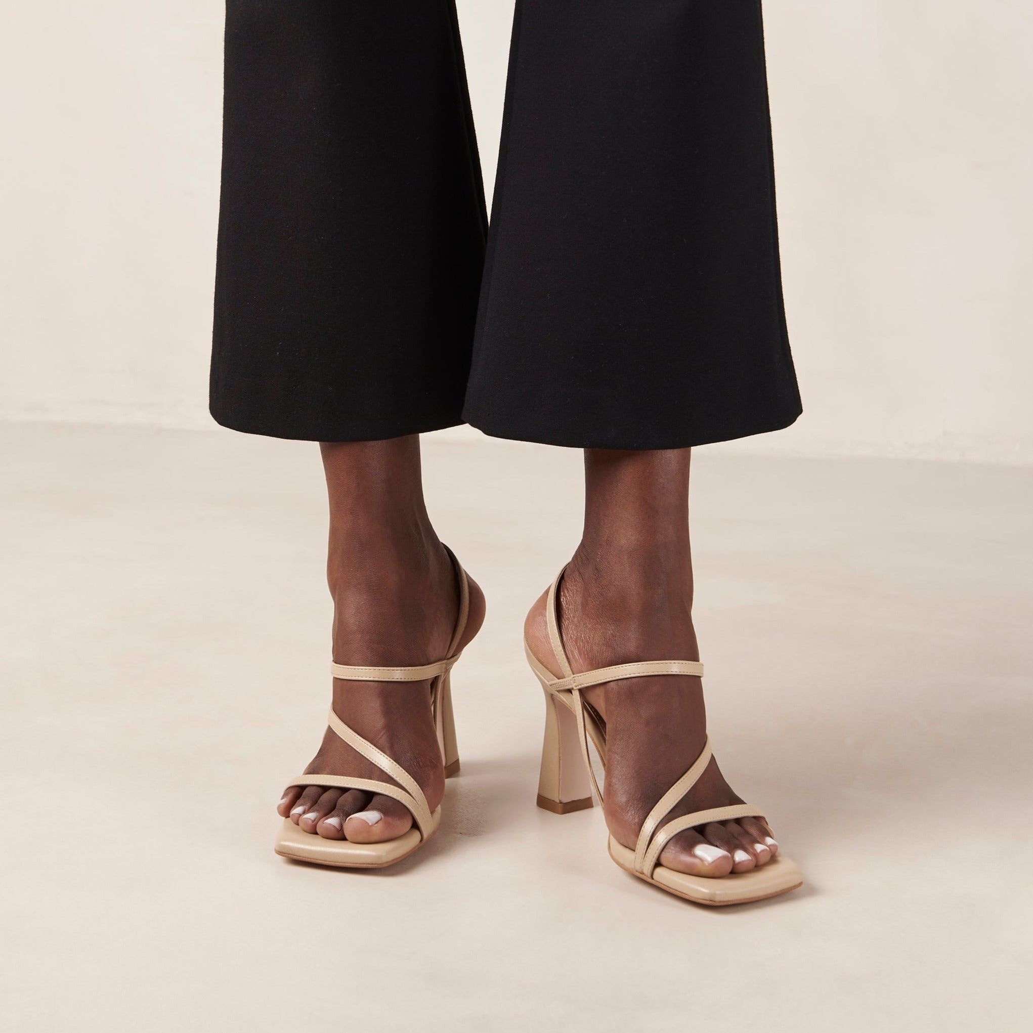 Kassia Tahini Beige Vegan Leather Sandals sold by Alohas product image thumbnail 2