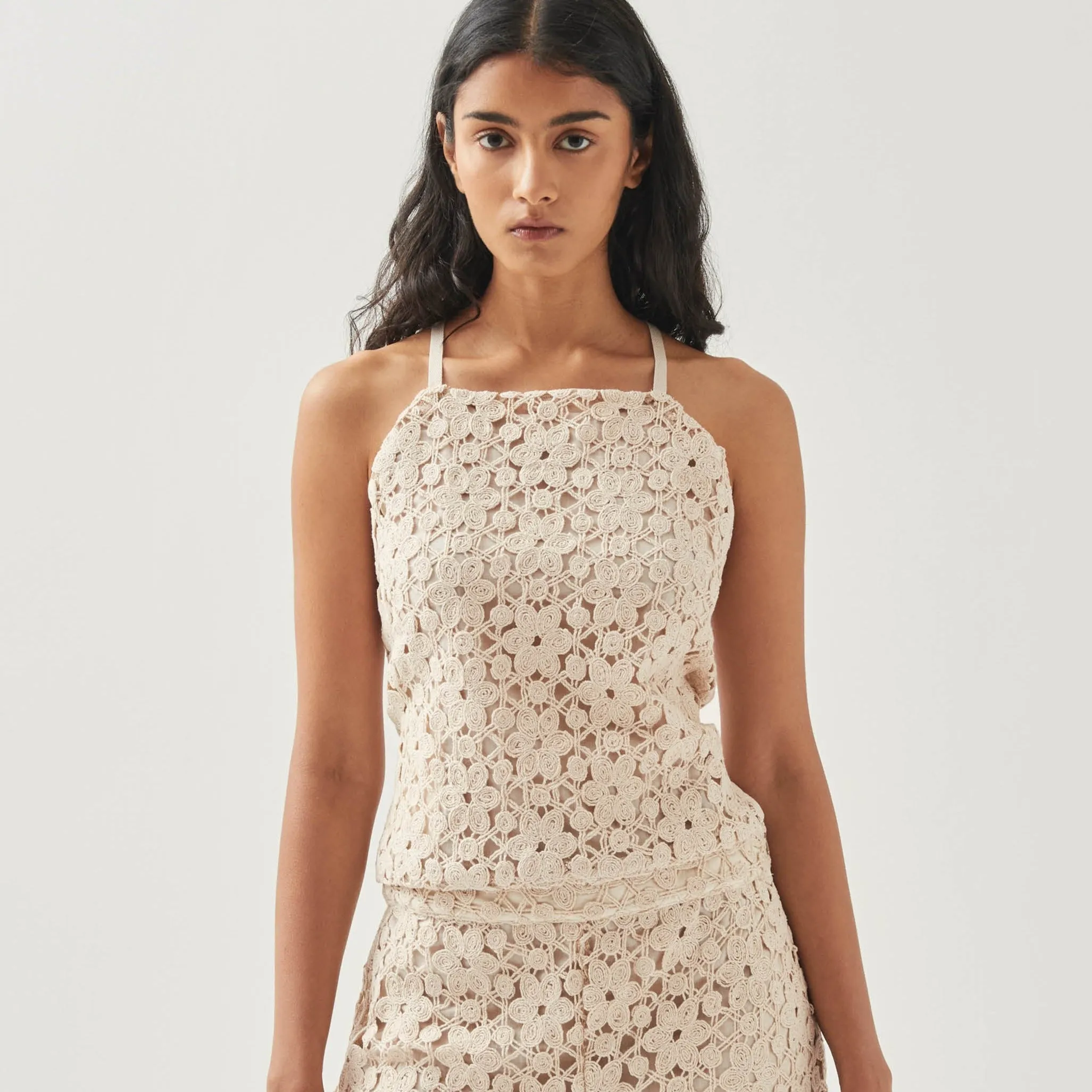 Lierre Lace Cream Top sold by Alohas product image thumbnail 3