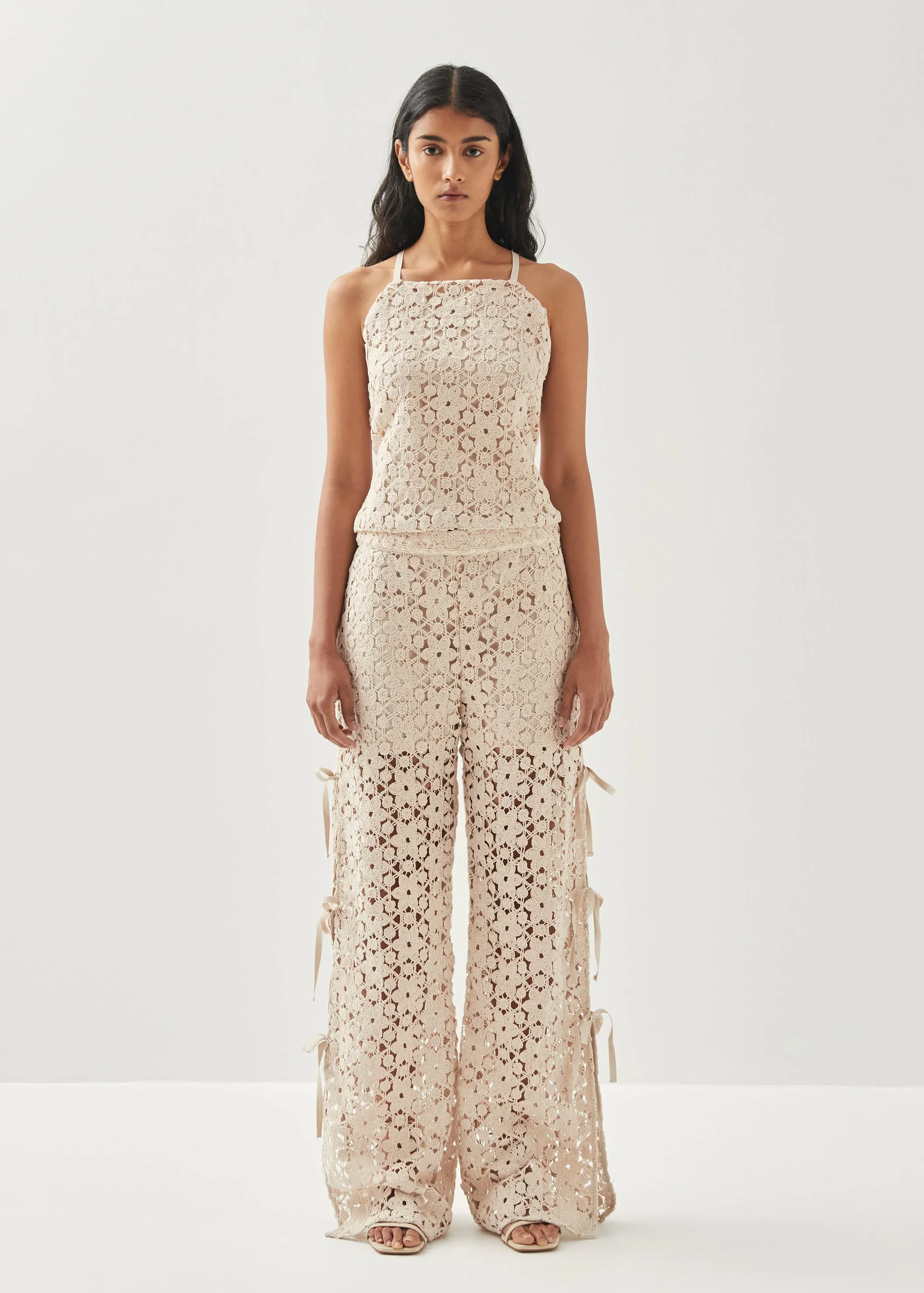 Lierre Lace Cream Top sold by Alohas product image thumbnail 4