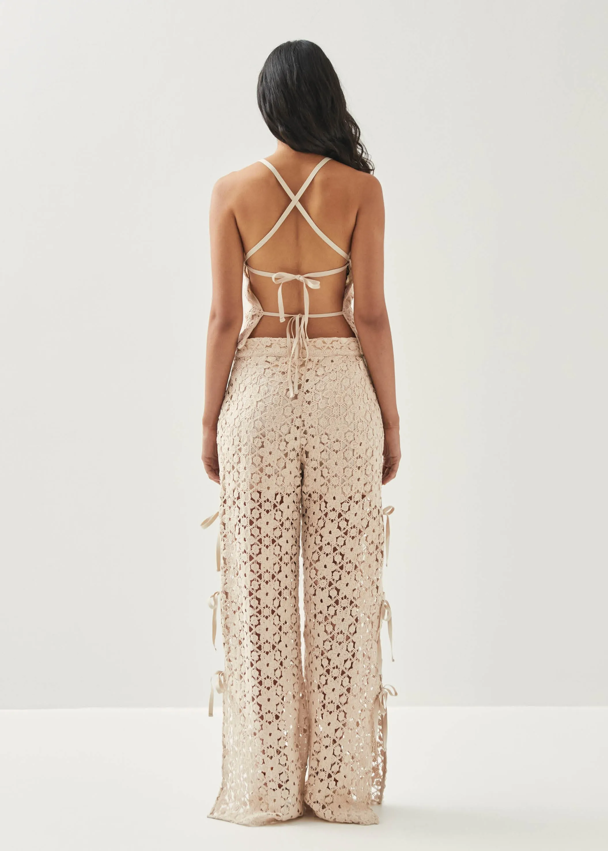 Lierre Lace Cream Top sold by Alohas product image thumbnail 2