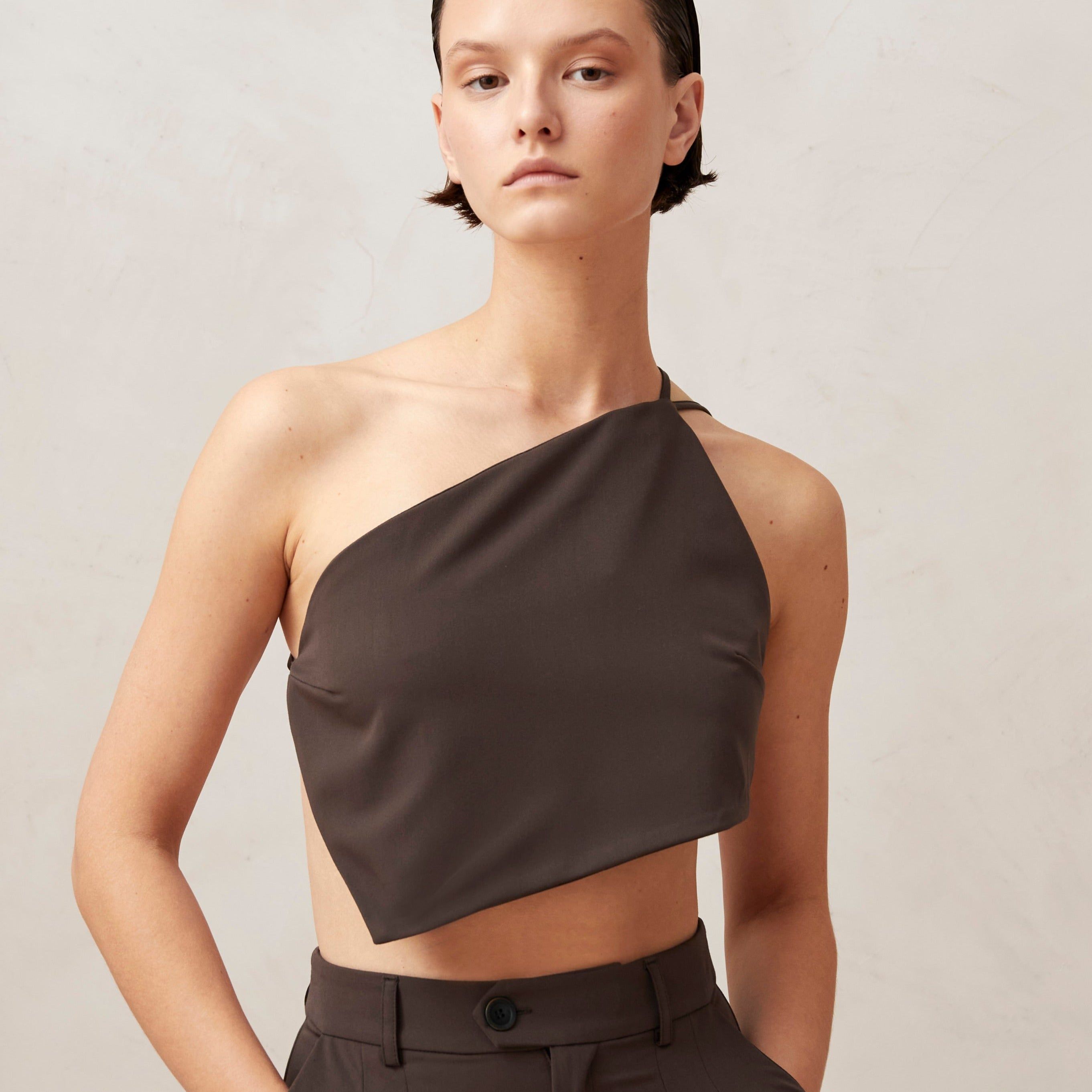 Lea Dark Brown Top sold by Alohas product image thumbnail 3