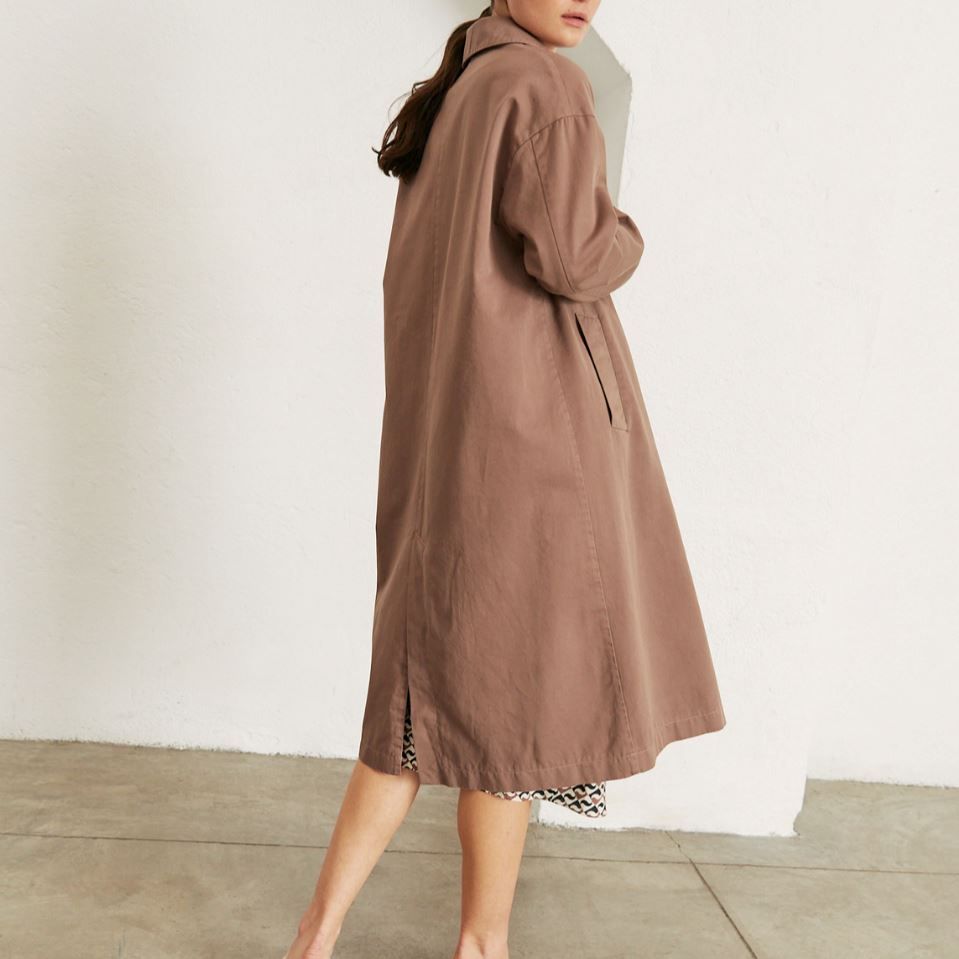 Flash Trench Coat Nutmeg Brown sold by Alohas product image thumbnail 3