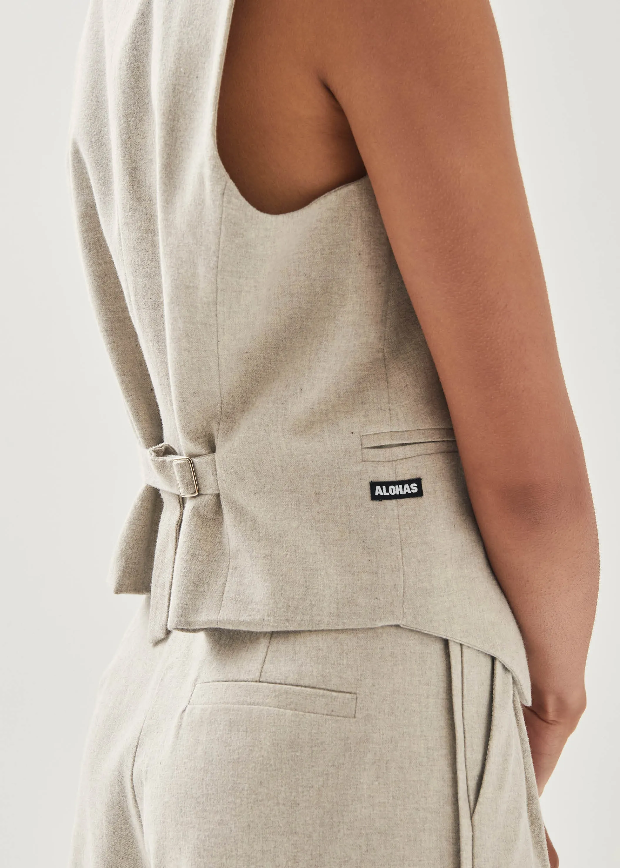 Totti Cream Vest sold by Alohas product image thumbnail 4