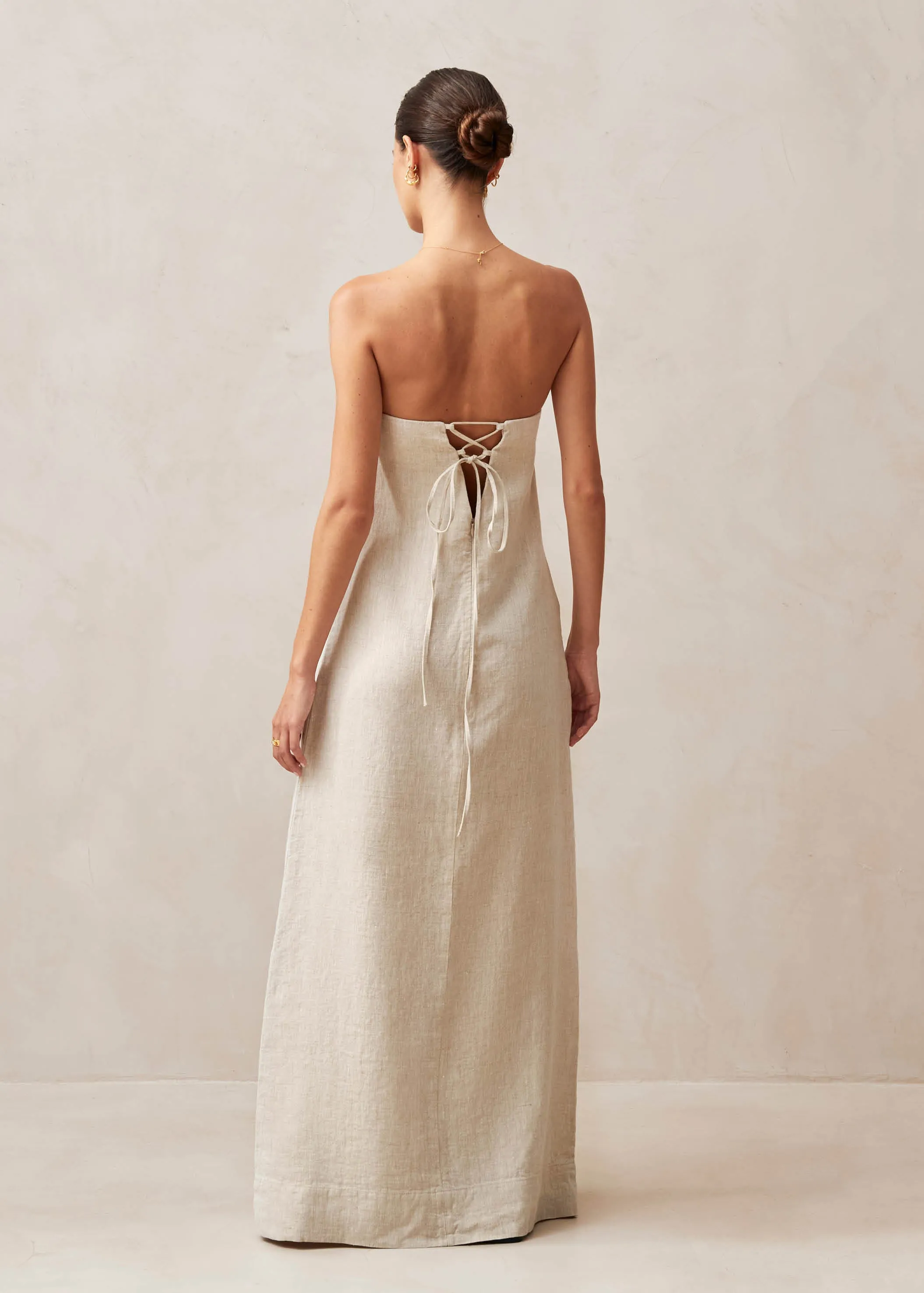 Dinka Natural Maxi Dress sold by Alohas product image thumbnail 4