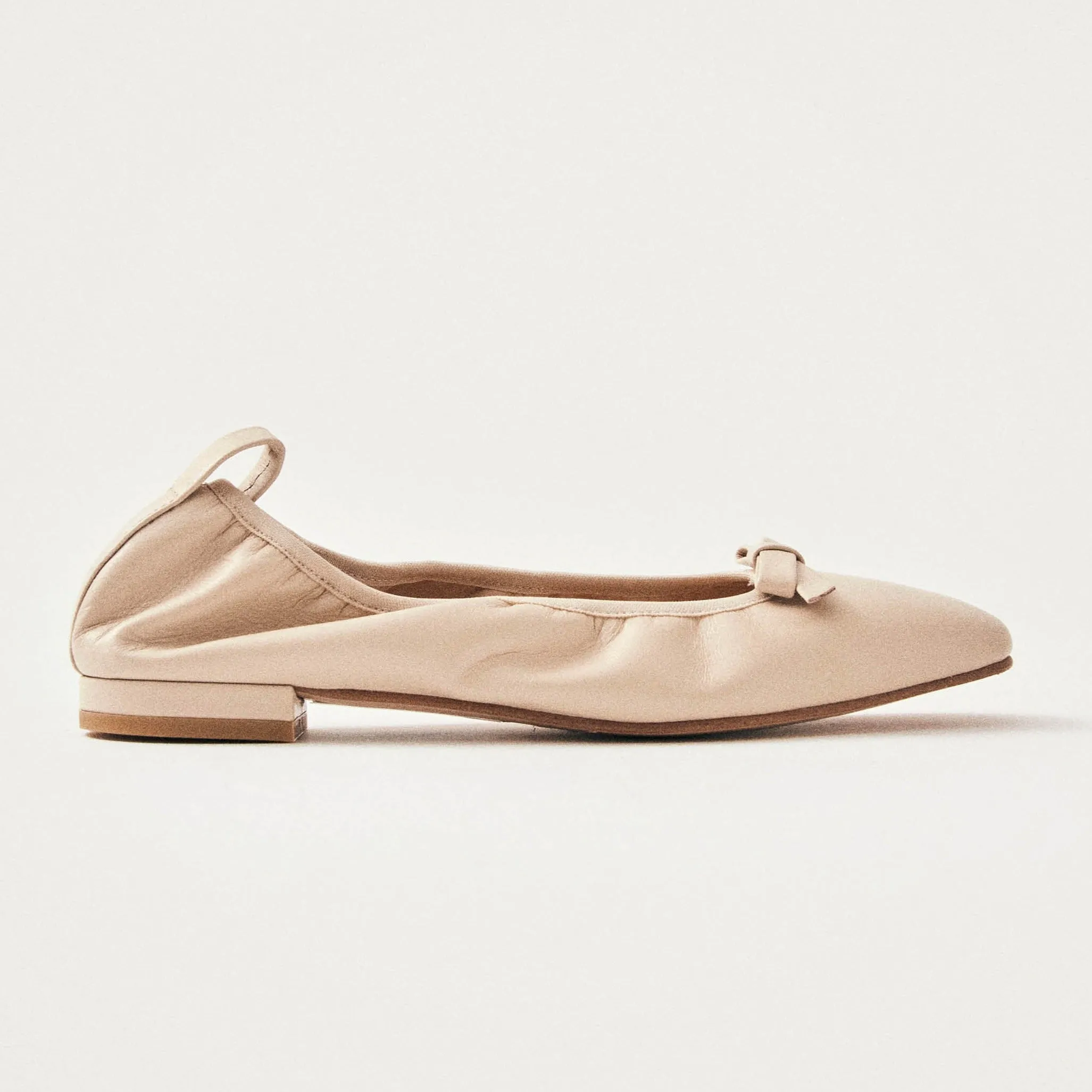 Freya Cream Leather Ballet Flats sold by Alohas product image thumbnail 3