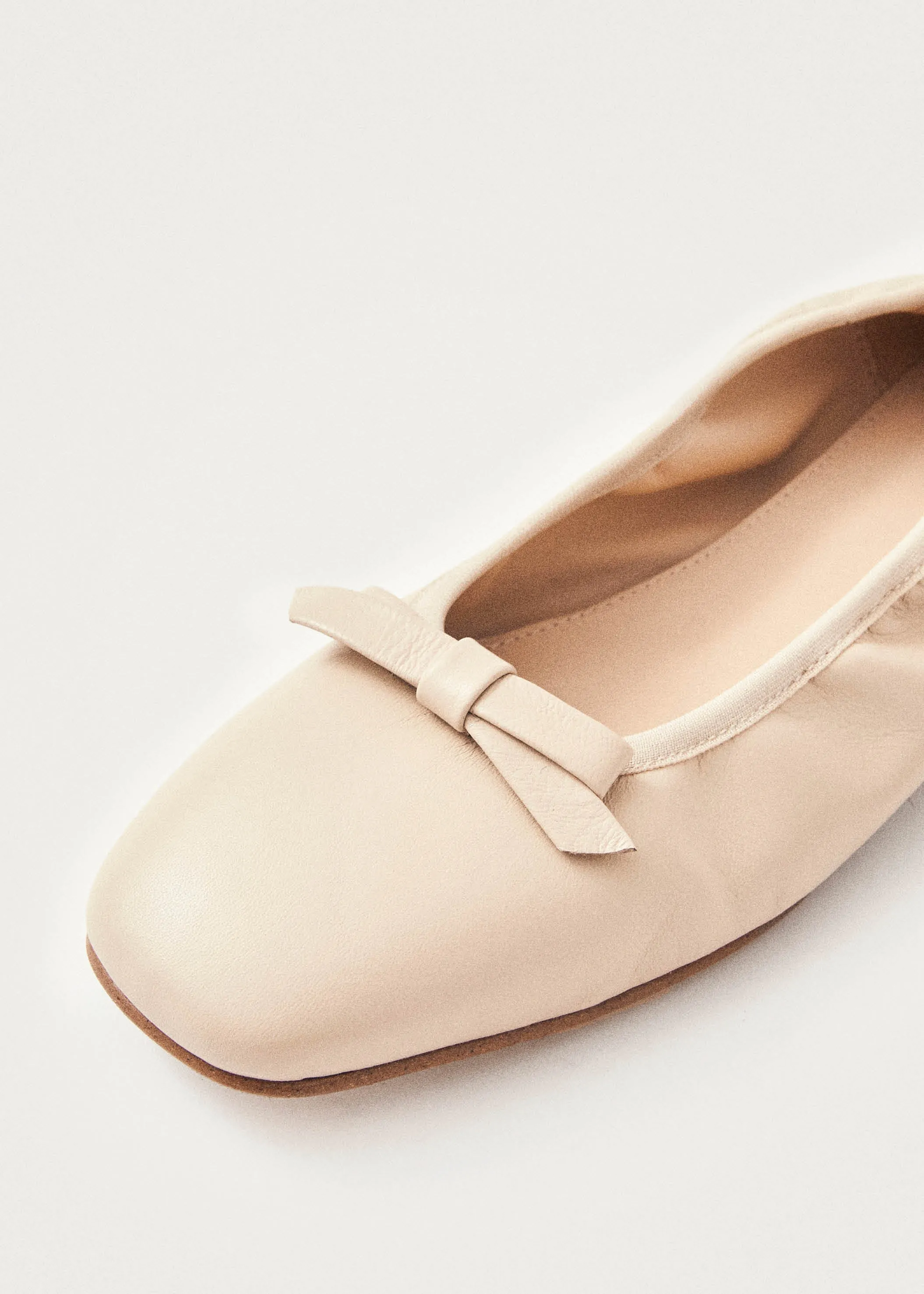 Freya Cream Leather Ballet Flats sold by Alohas product image thumbnail 5