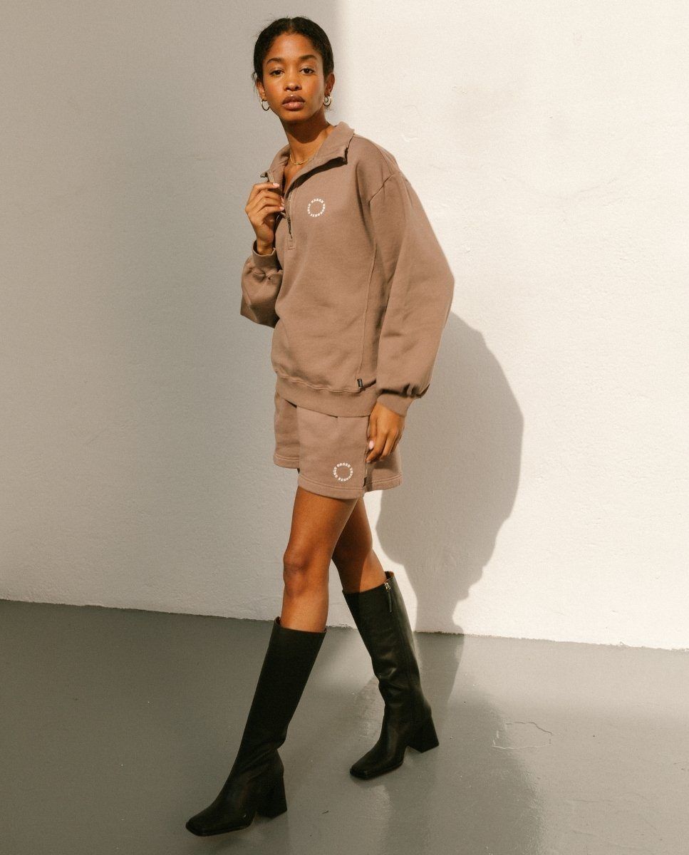 Macchiato Sweatshirt Nutmeg Brown sold by Alohas product image thumbnail 4