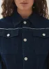 Sand Indigo Denim Jacket sold by Alohas