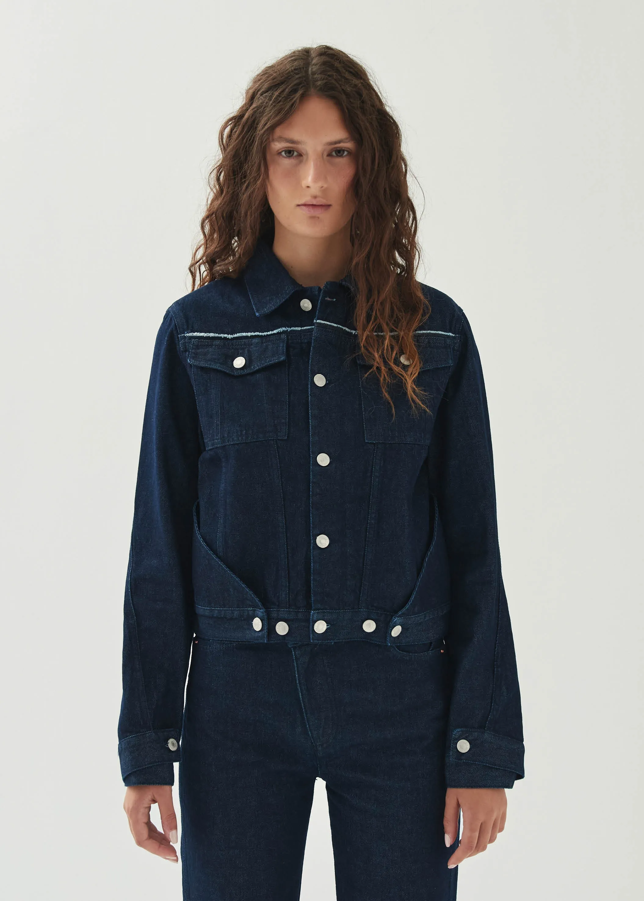 Sand Indigo Denim Jacket sold by Alohas product image thumbnail 5