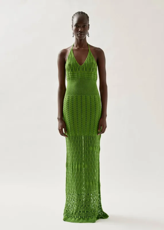 Gabrielle Green Dress sold by Alohas