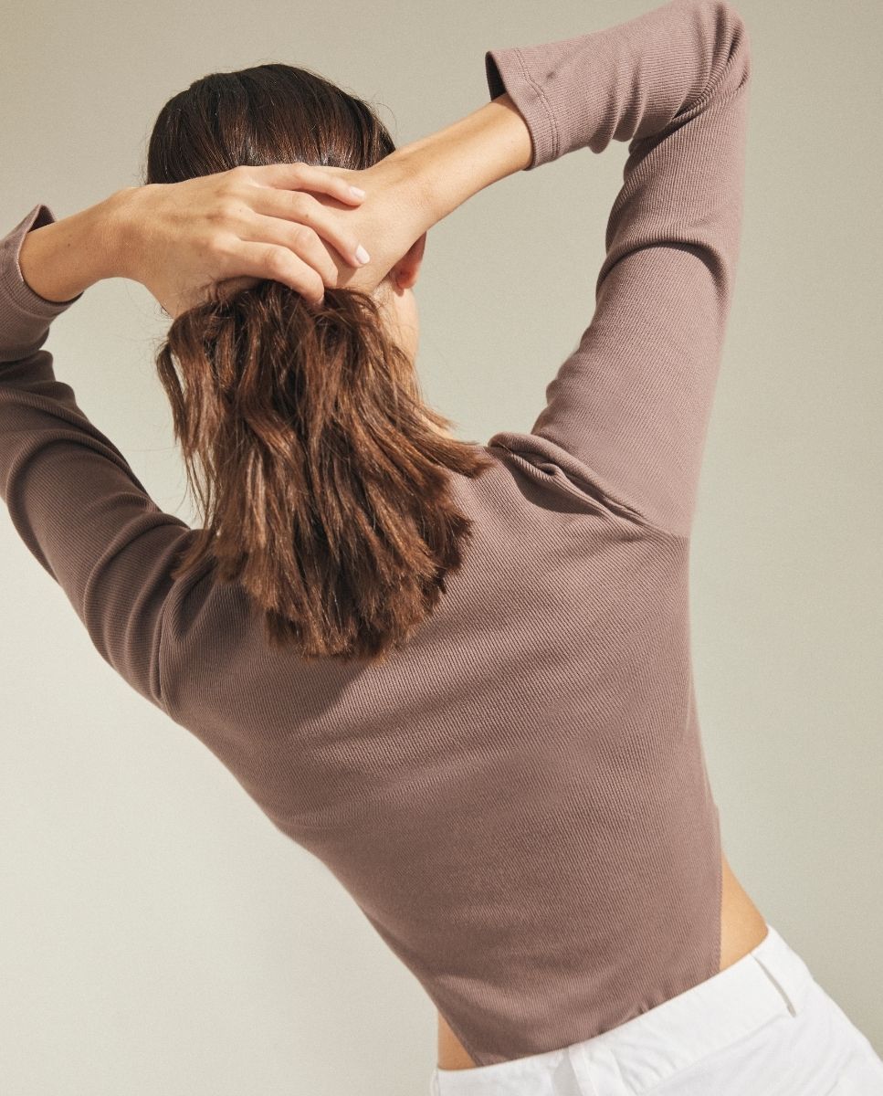 Glace Bodysuit Nutmeg Brown sold by Alohas product image thumbnail 2