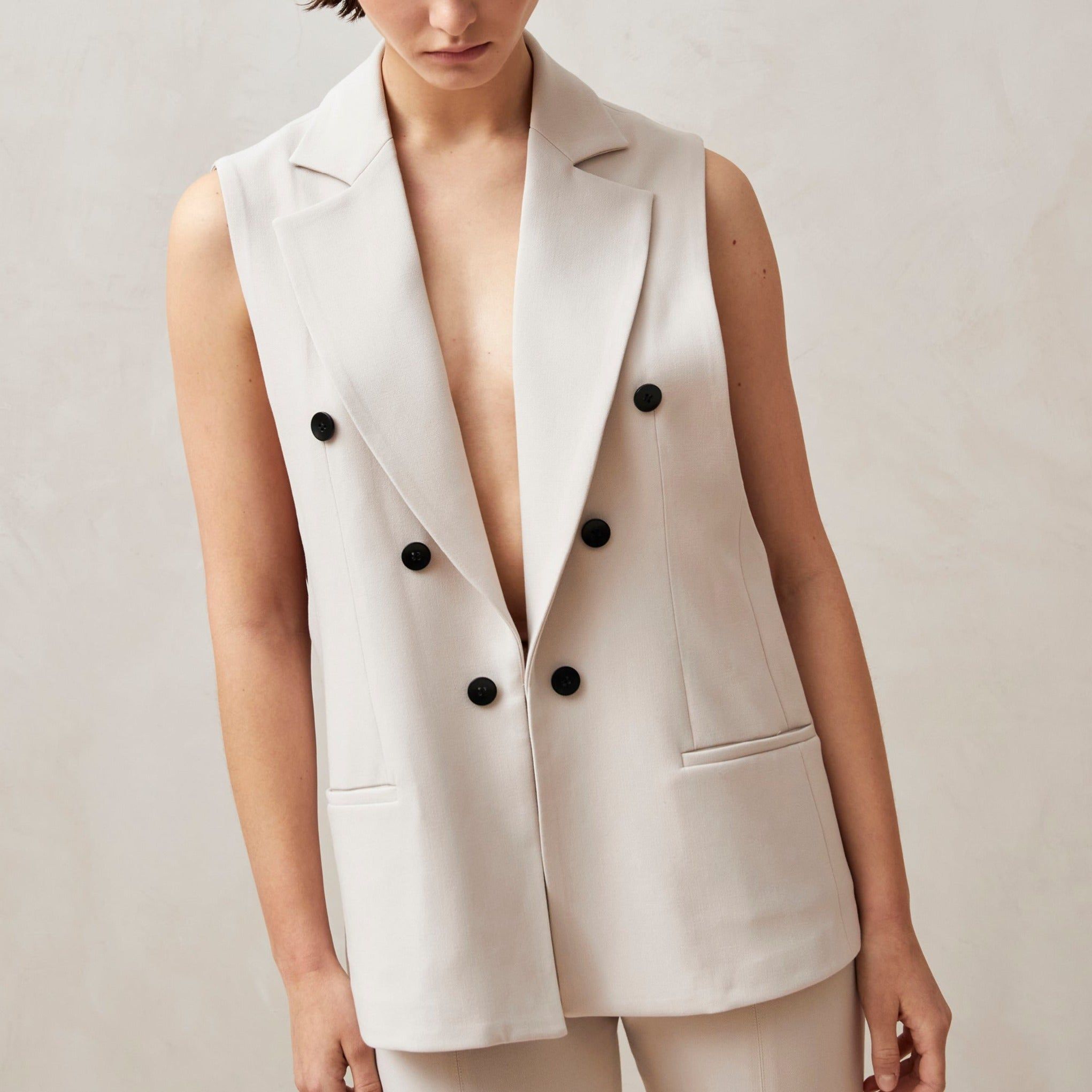 Piera Beige Blazer sold by Alohas product image thumbnail 3