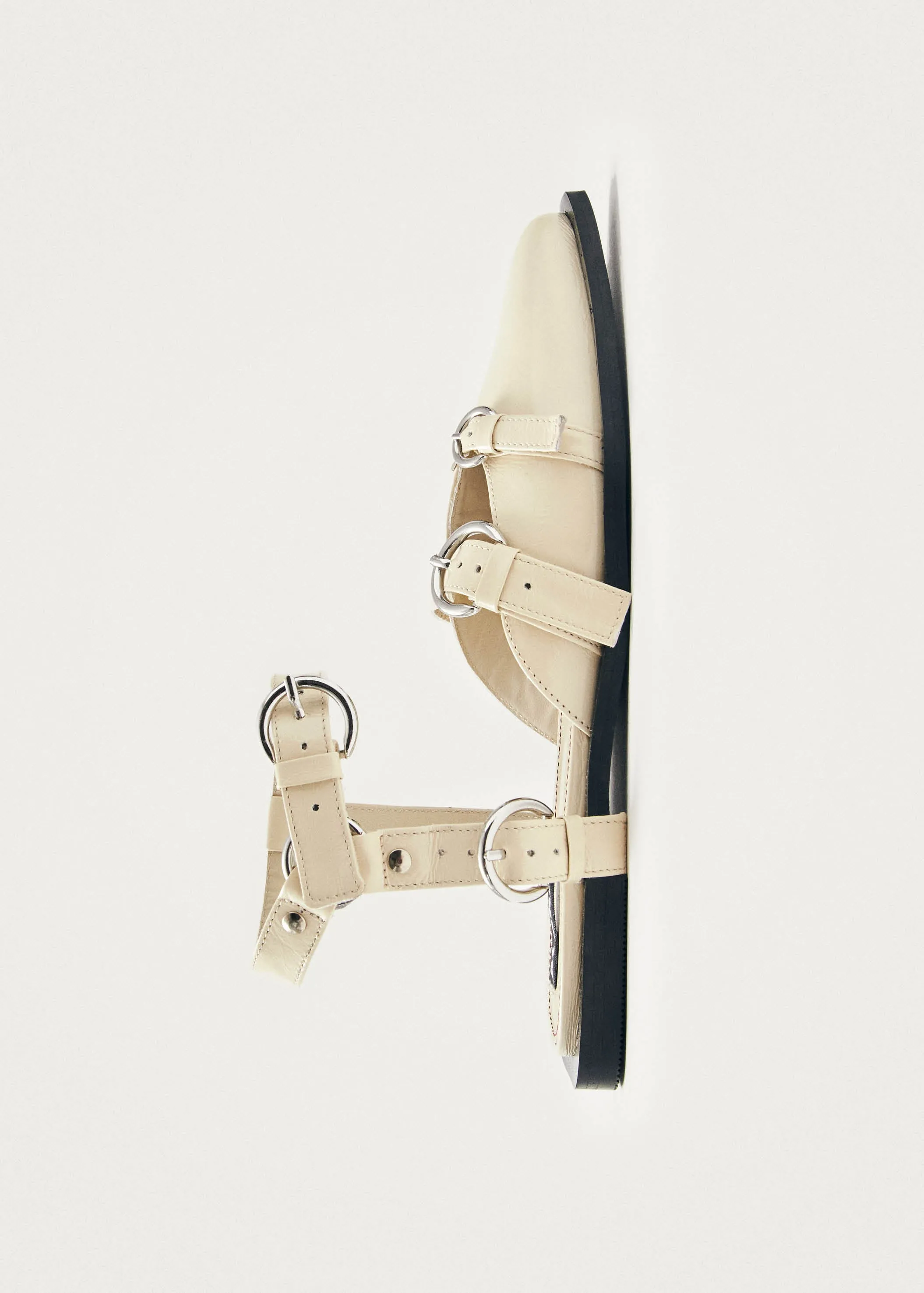Thalara Onix Cream Leather Ballet Flats sold by Alohas product image thumbnail 5