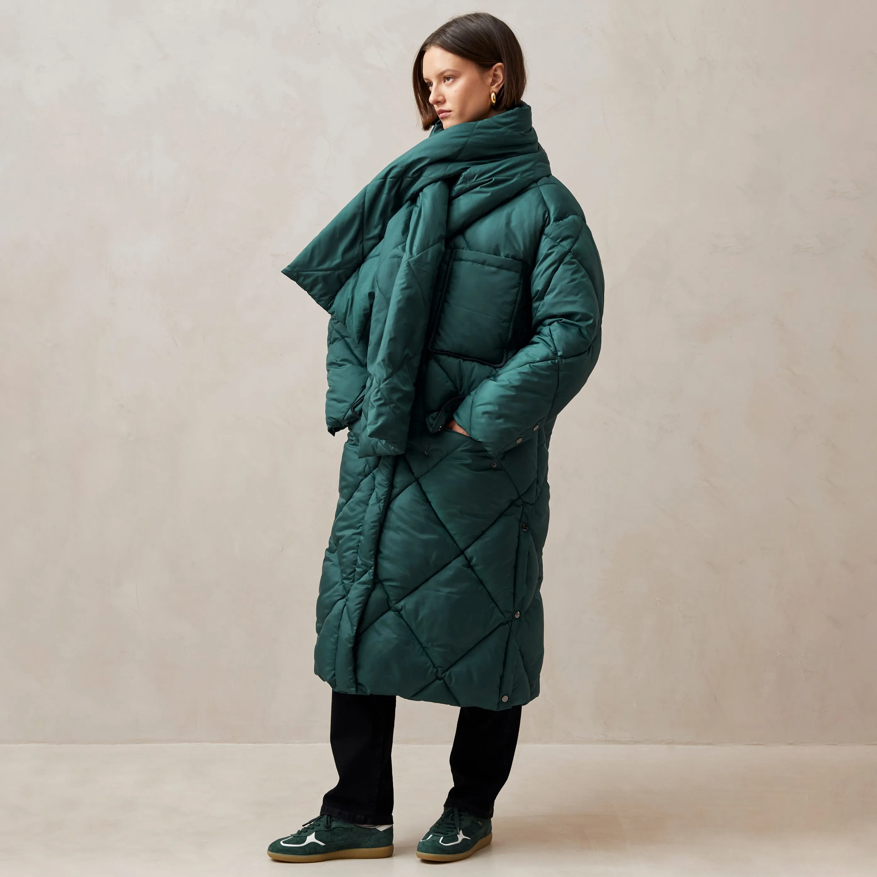 Colorado Emerald Green Coat sold by Alohas product image thumbnail 3