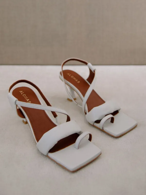 Asymmetric Straps White sold by Alohas