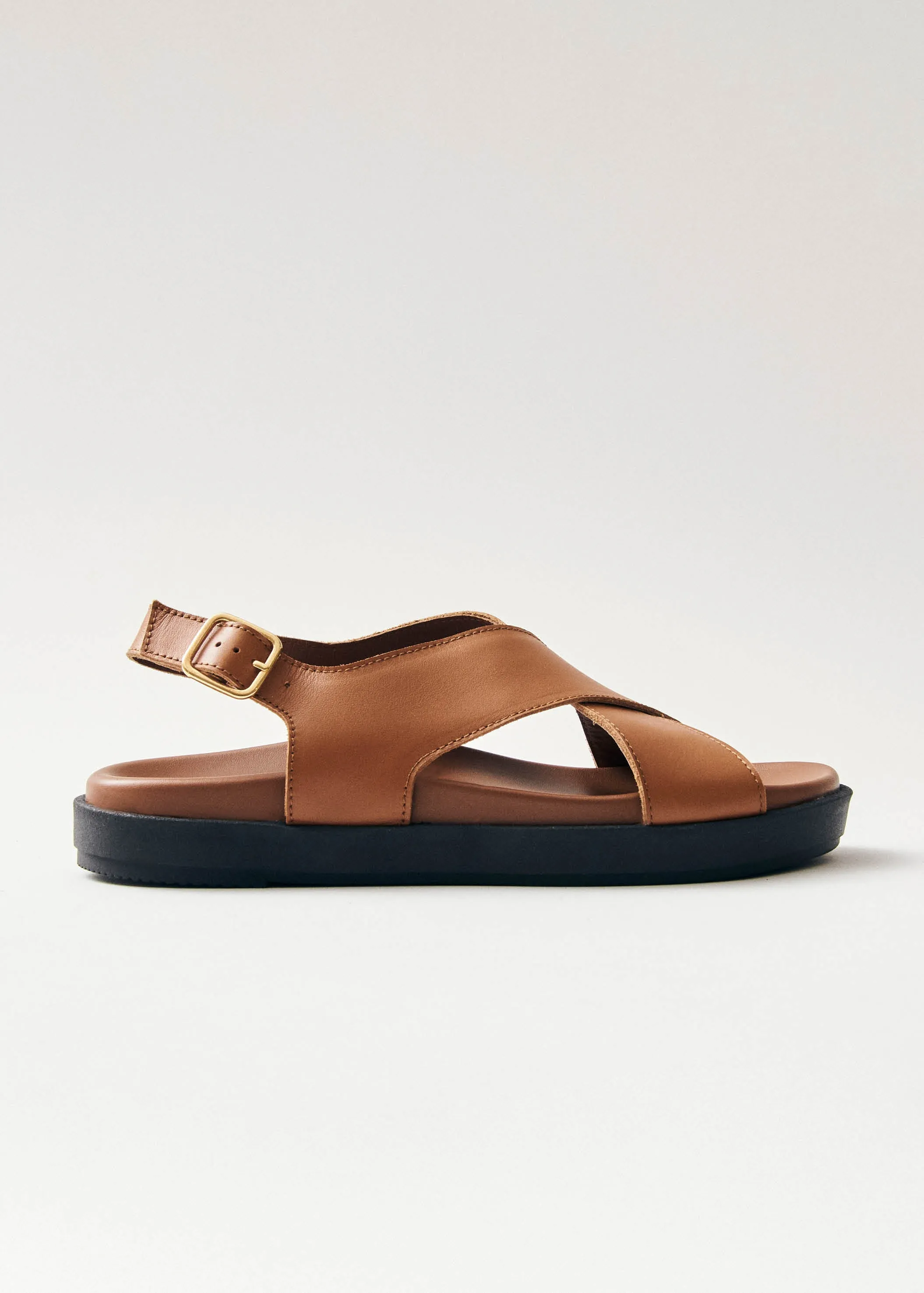 Nico Tan Leather Sandals sold by Alohas