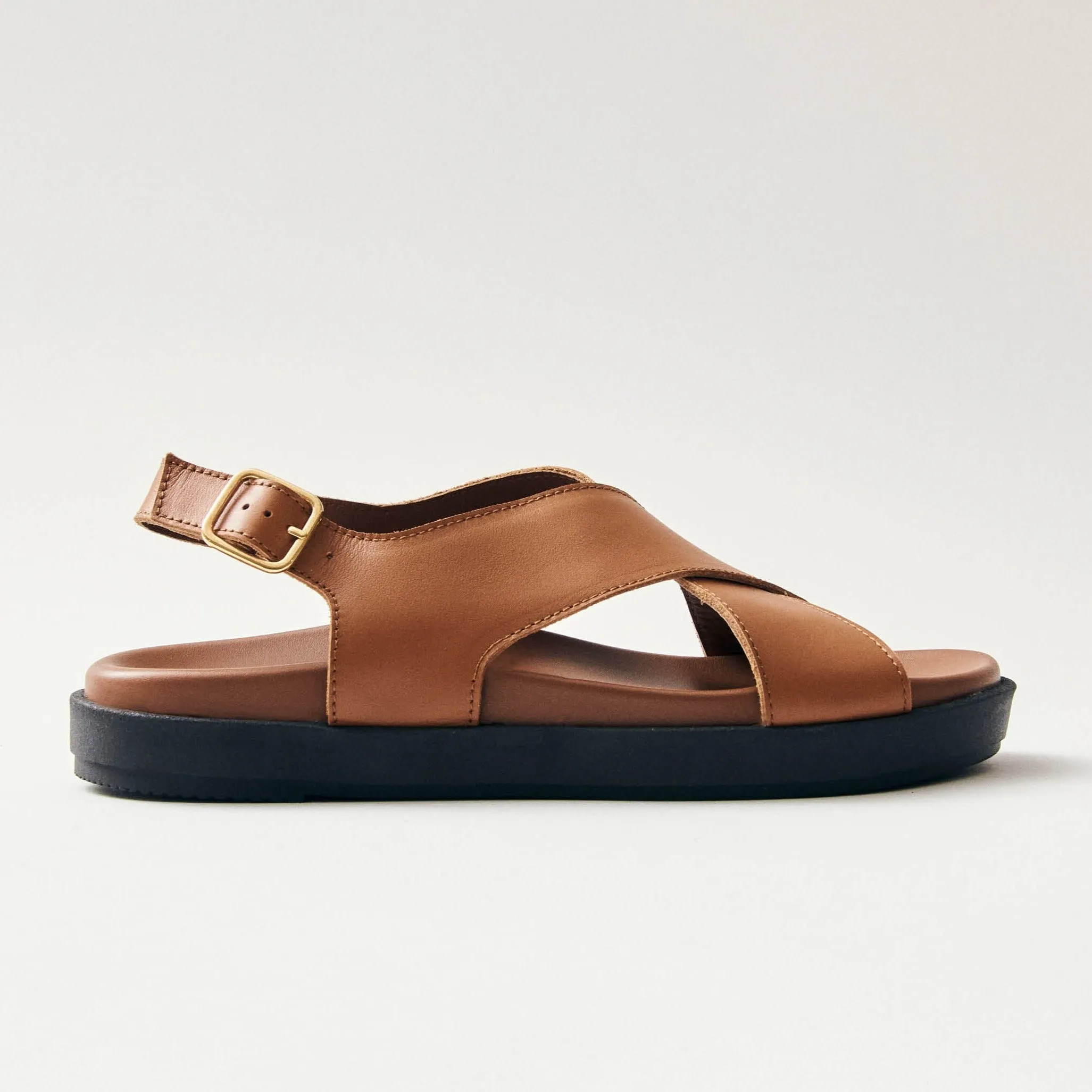 Nico Tan Leather Sandals sold by Alohas product image thumbnail 3