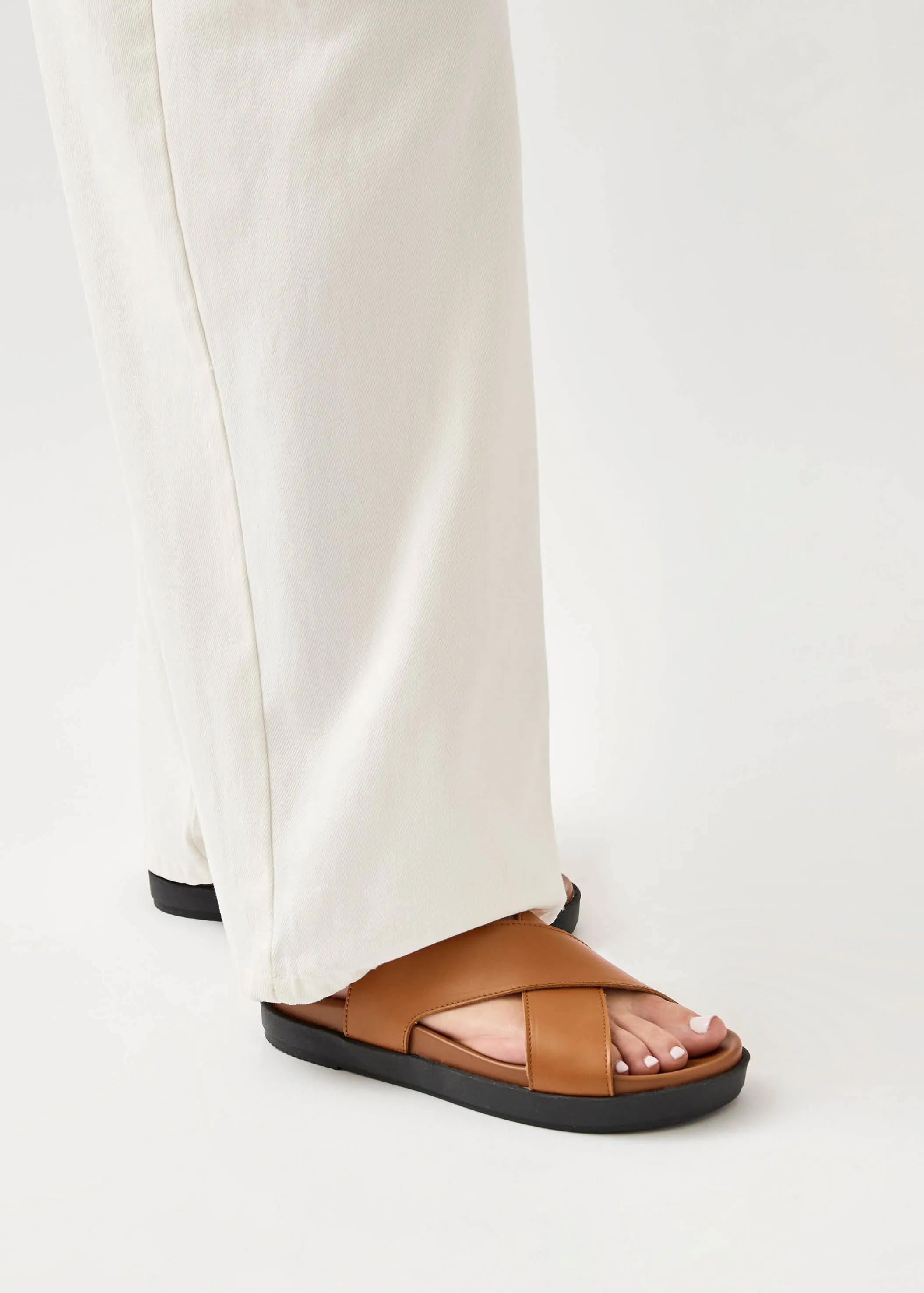 Nico Tan Leather Sandals sold by Alohas product image thumbnail 2