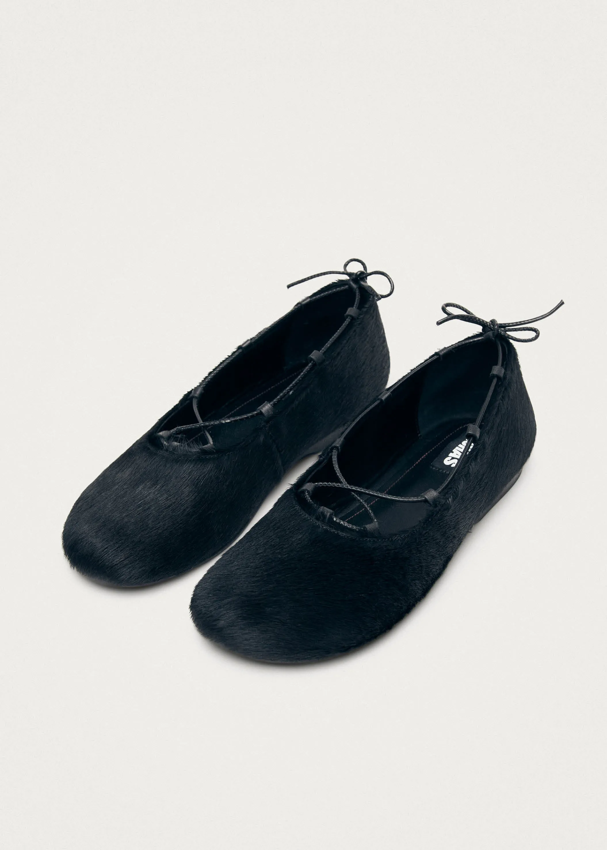 Hollis Soft Black Leather Ballet Flats sold by Alohas product image thumbnail 2