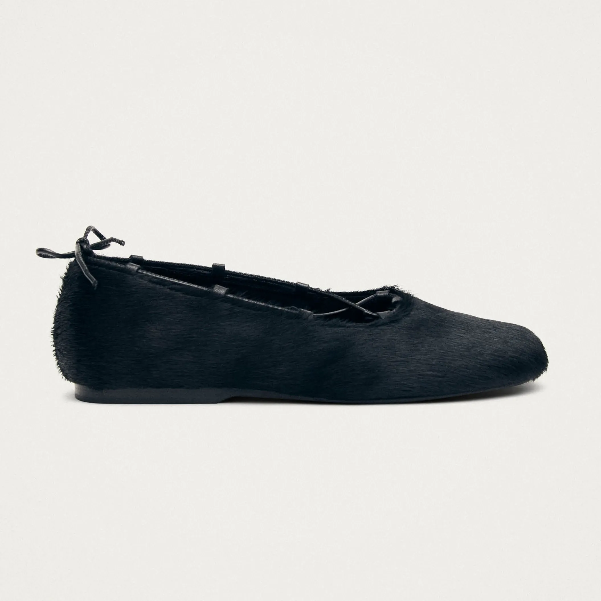 Hollis Soft Black Leather Ballet Flats sold by Alohas product image thumbnail 3