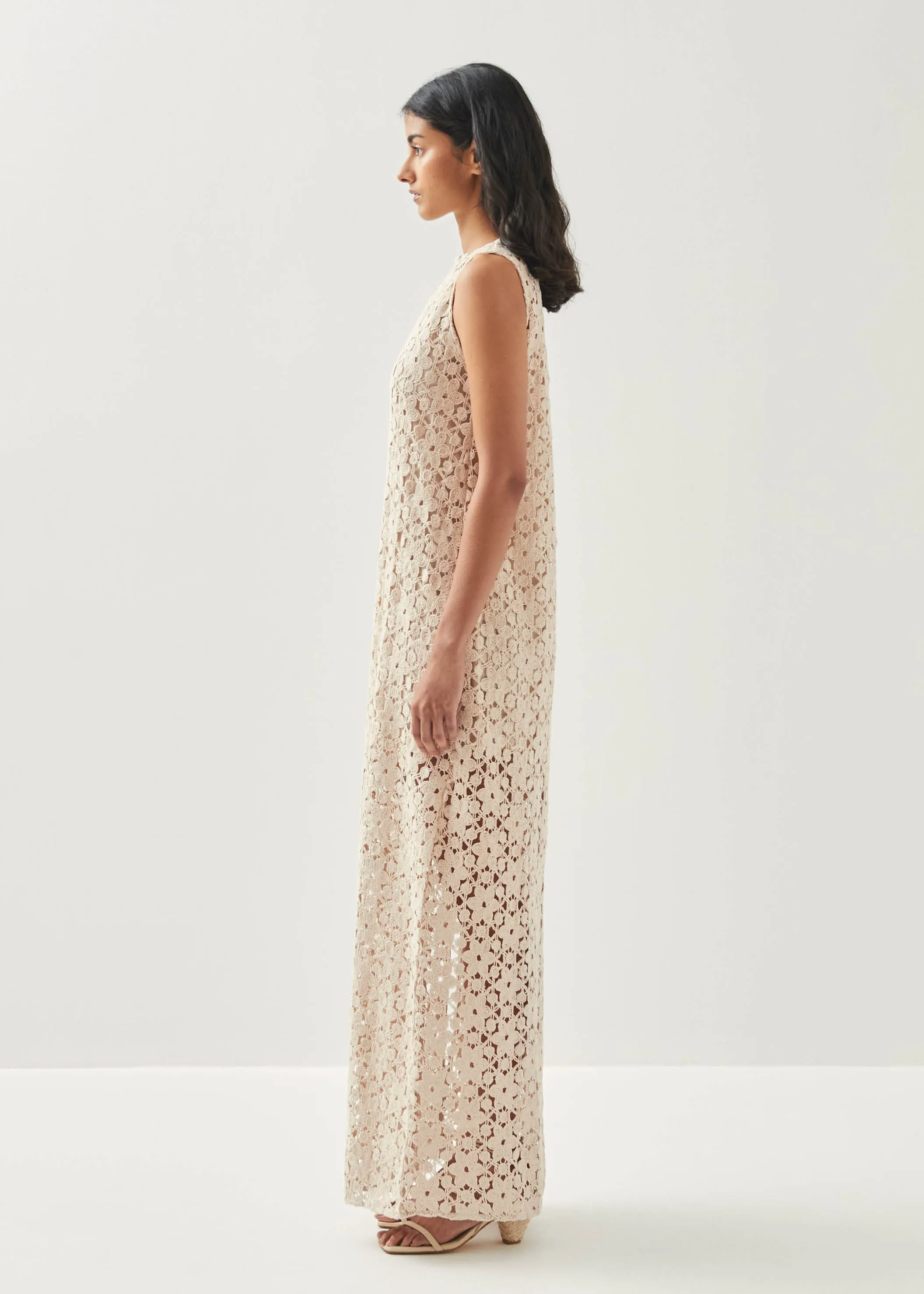 Arum Lace Cream Dress sold by Alohas product image thumbnail 5