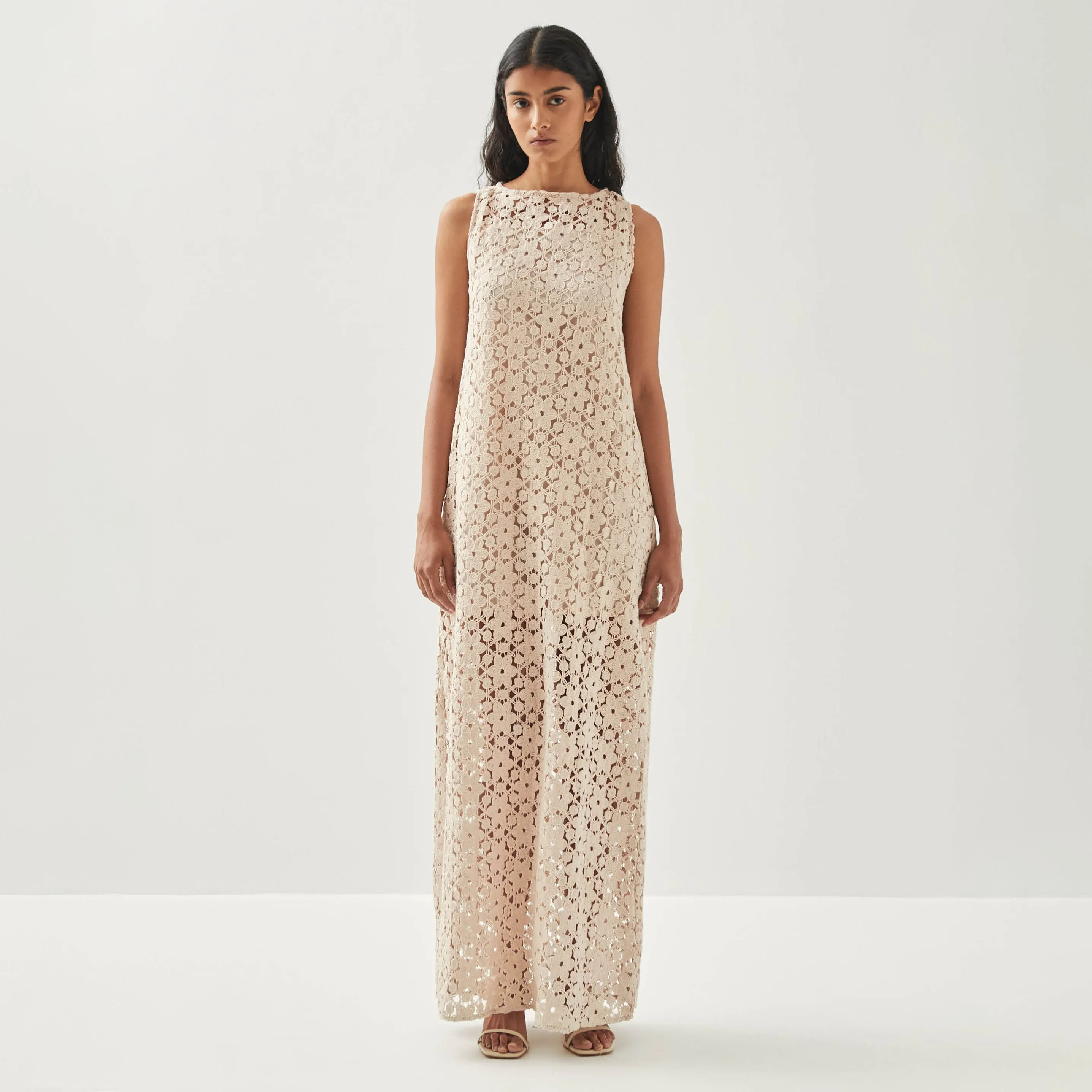 Arum Lace Cream Dress sold by Alohas product image thumbnail 3